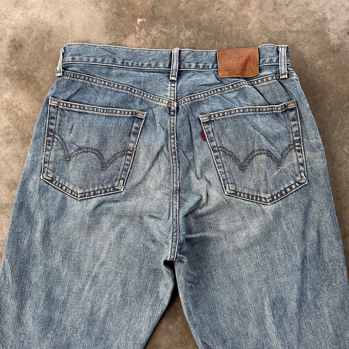 Japanese Brand Vintage Edwin Faded Distressed Sick Denim Jean Pant W33 Size US 33 - 12 Thumbnail
