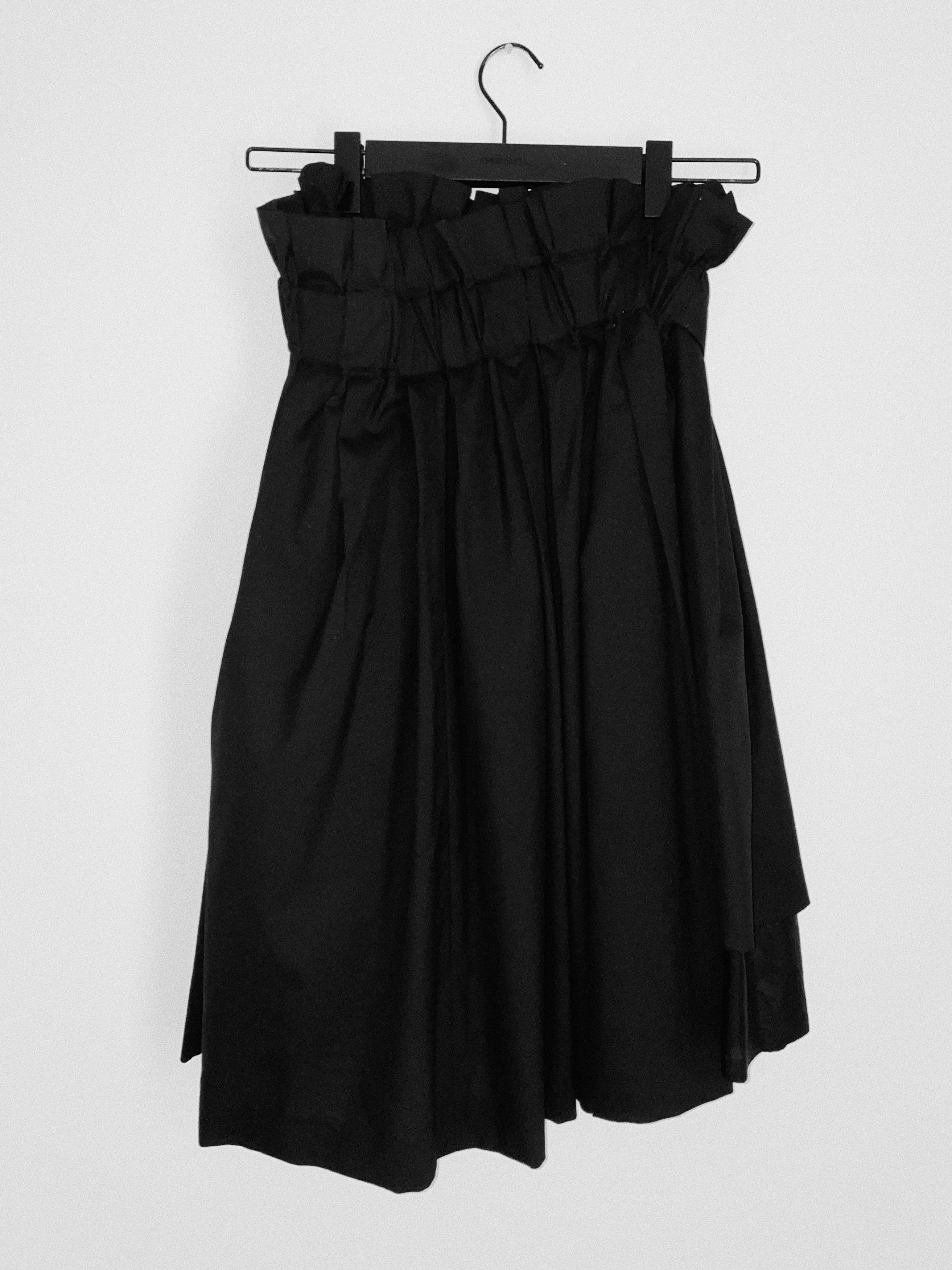 Comme des Garcons RARE Comme des Garçons Noir Kei Ninomiya Pleated Wool Skirt Size 25" / US 0 / IT 36 - 2 Thumbnail
