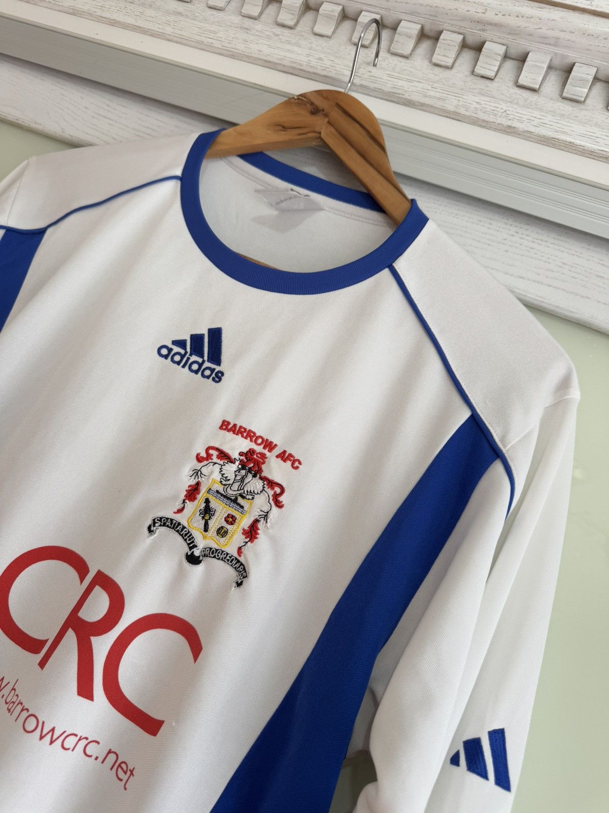 Adidas × Vintage Vintage Barrow AFC 2003-2004 Home Soccer Long Sleeve Jersey Size US S / EU 44-46 / 1 - 6 Thumbnail