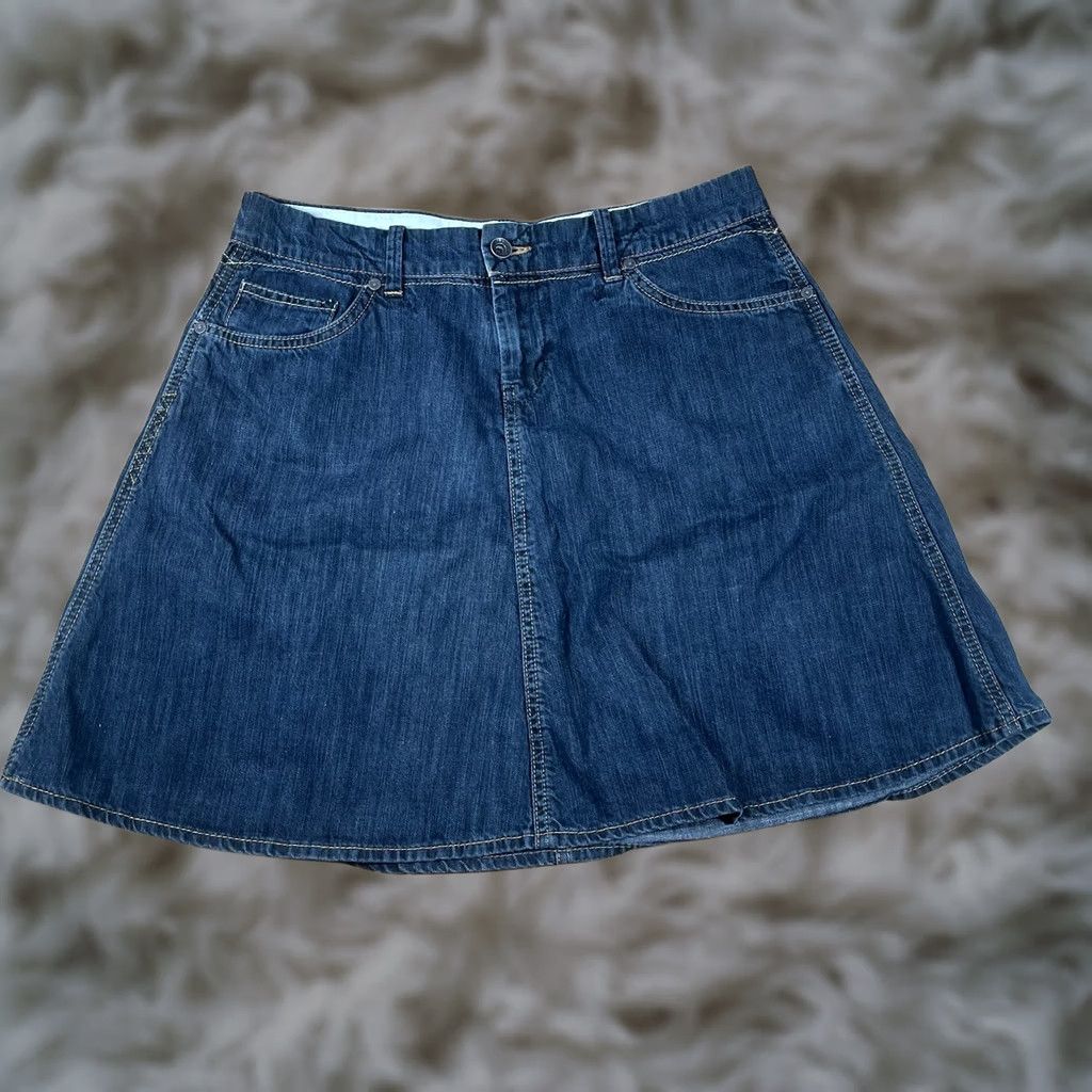 Mavi Mavi Denim Skirt Womens Size M Medium Blue Wash Jeans A Line Pencil 100% Cotton Size 32" / US 10 / IT 46 - 1 Thumbnail