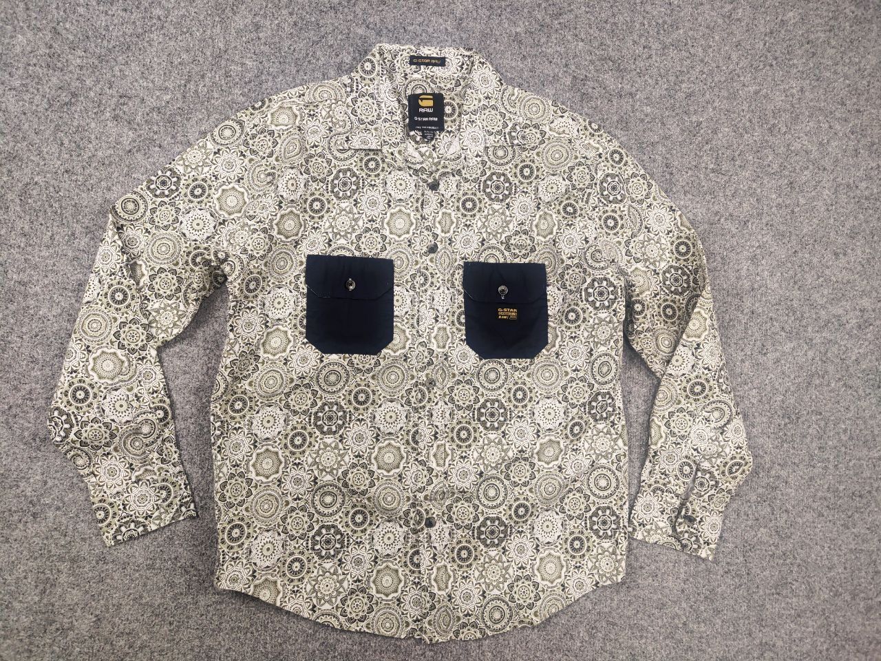 G-Star Vintage G-Star shirt pattern contrasting pockets Long sleeve Size US L / EU 52-54 / 3 - 2 Thumbnail