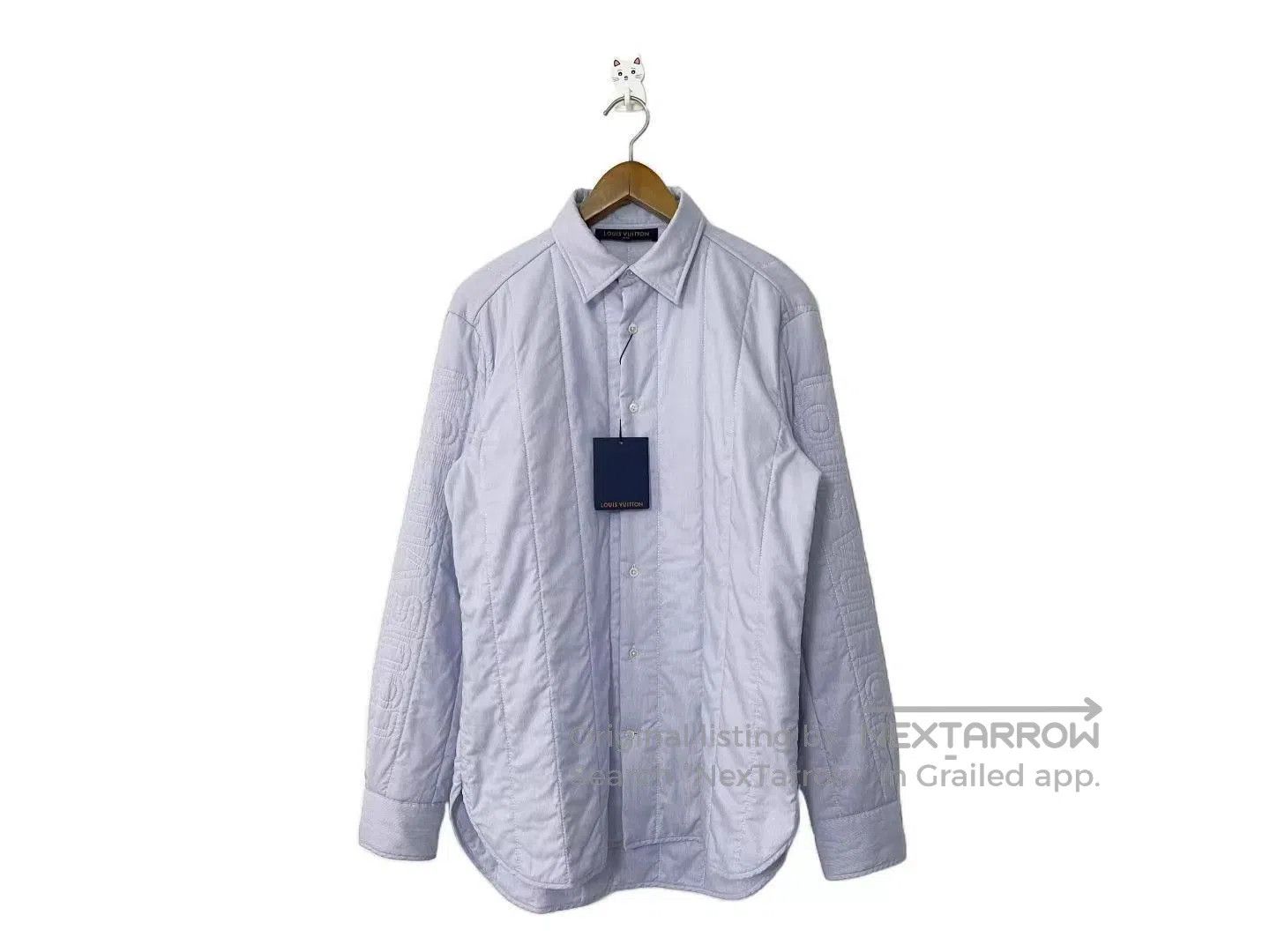Louis Vuitton Multi Quilted Long Sleeve Button-Up Shirt XL. Size US XL / EU 56 / 4 - 1 Thumbnail