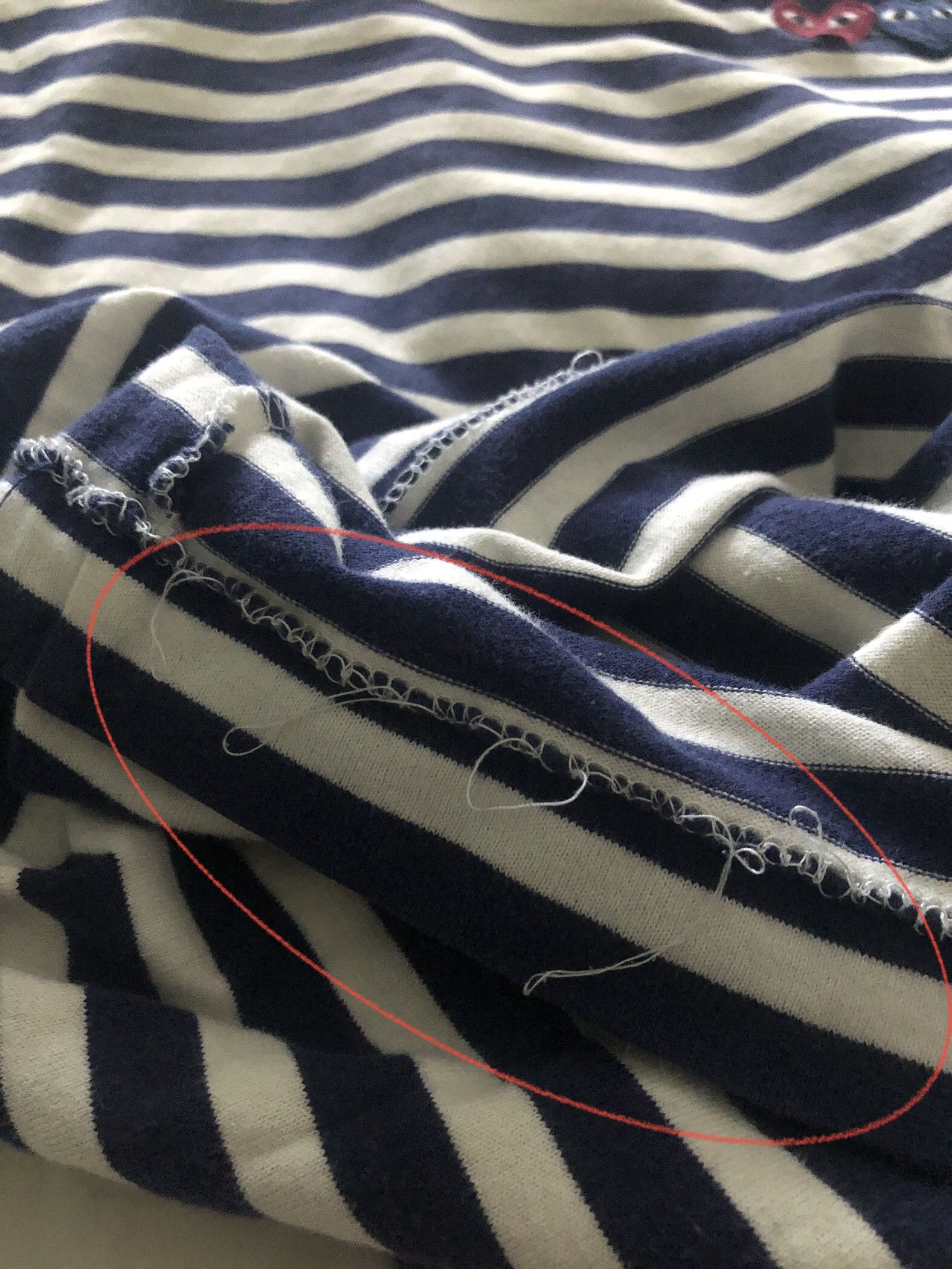 Comme des Garcons PLAY Comme des Garcons PLAY Stripes Longsleeve Tee Size US L / EU 52-54 / 3 - 7 Thumbnail