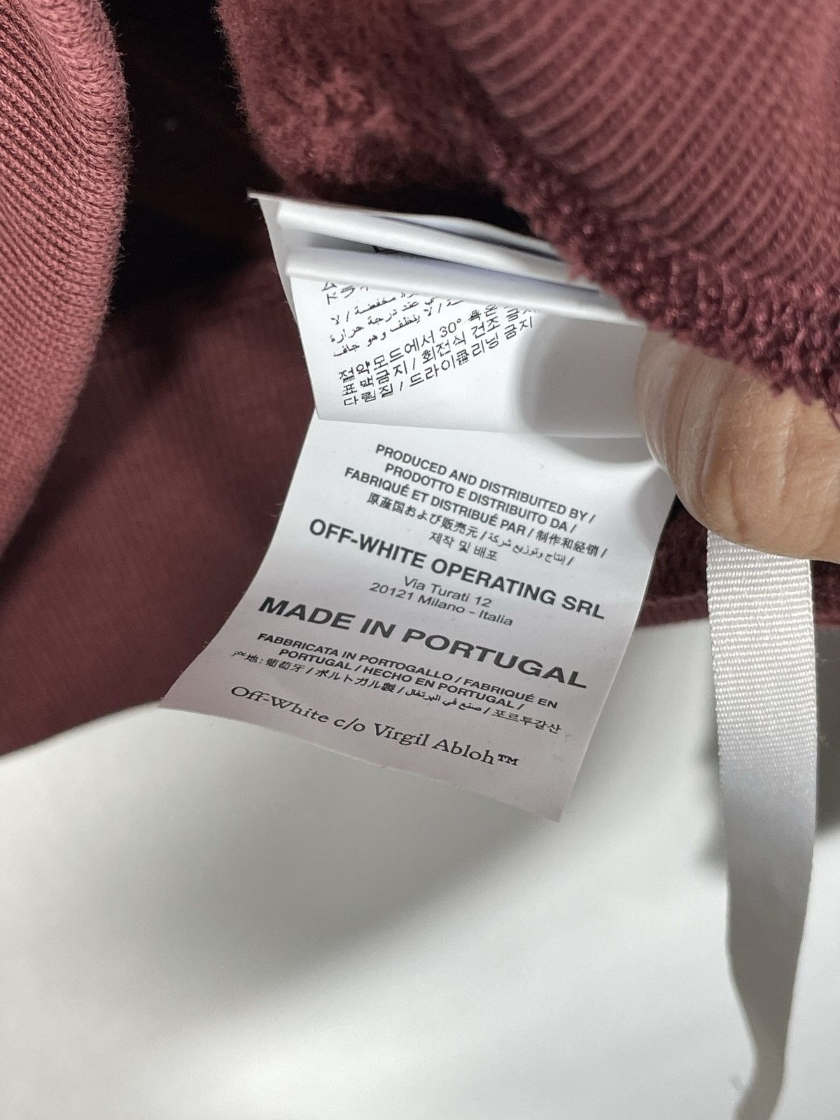 Off-White Off-White Red Hoodie Sweatshirt Streetwear Virgil Abloh Size US S / EU 44-46 / 1 - 8 Thumbnail