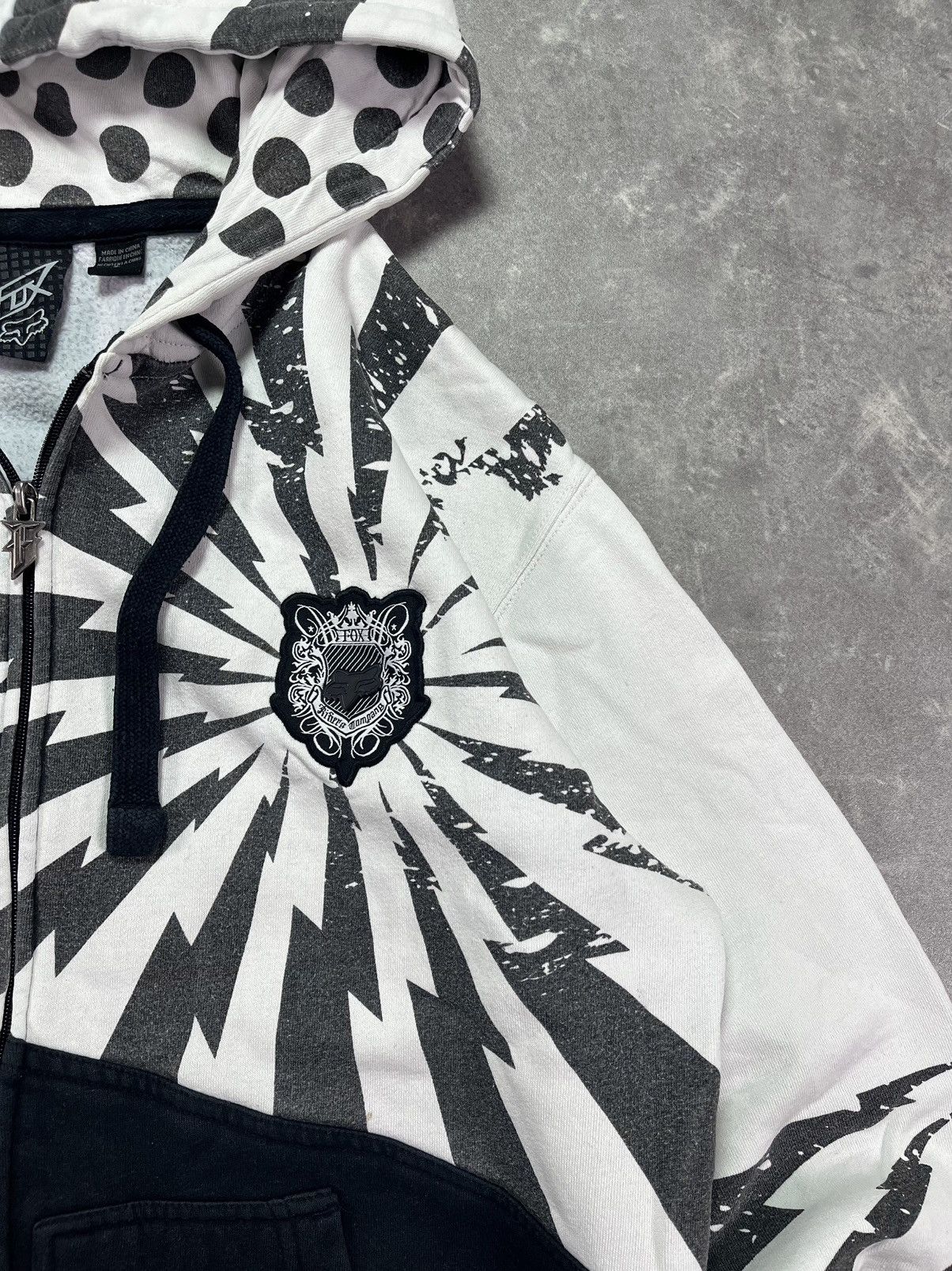 Fox Racing Fox Racing Printed Thunders Zip Hoodie Y2K L Rare Size US L / EU 52-54 / 3 - 5 Thumbnail