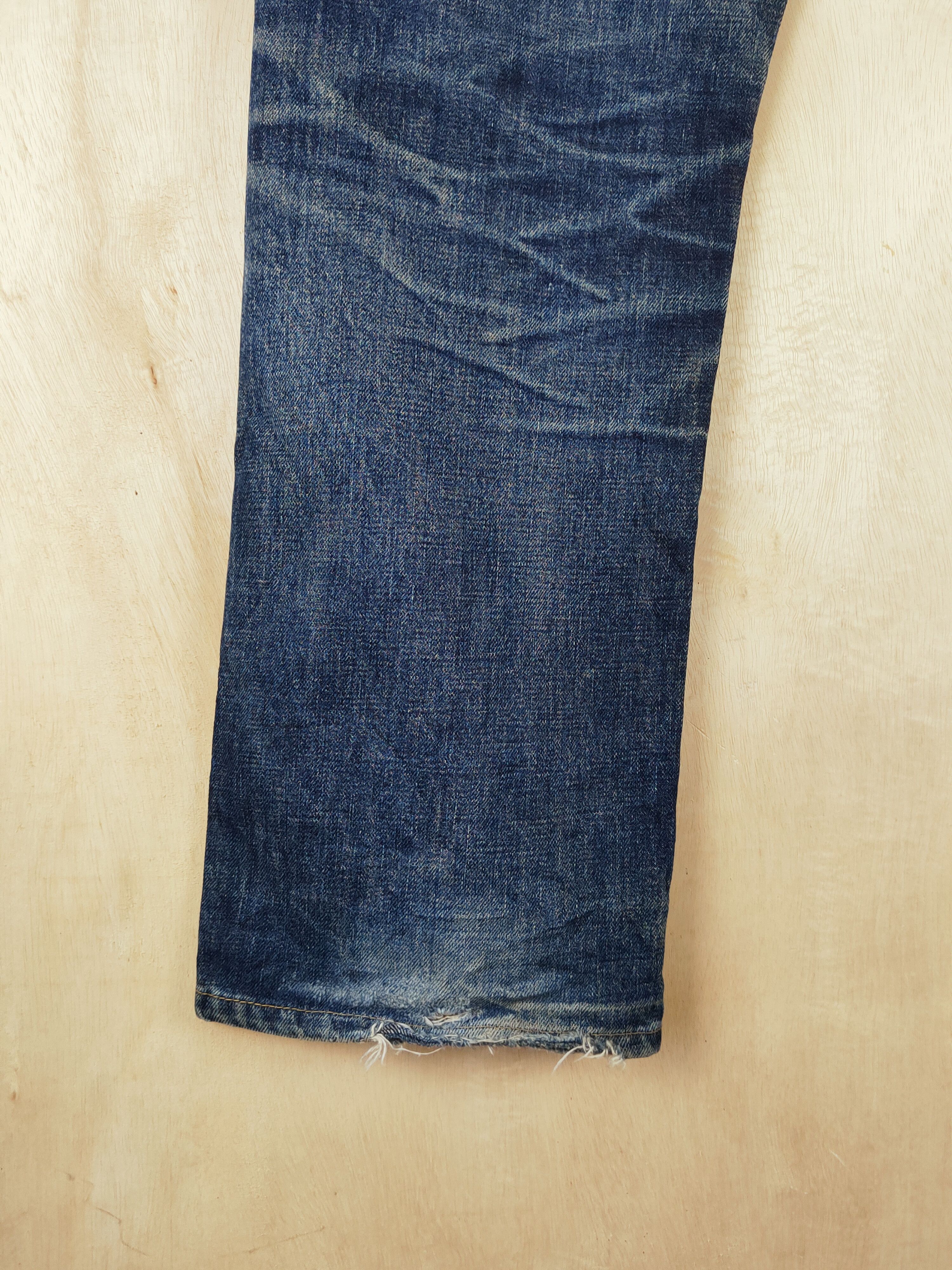 Levi's DL Levi's Big E selvedge Distressed Ripped Jeans #S2674 Size US 29 - 10 Thumbnail