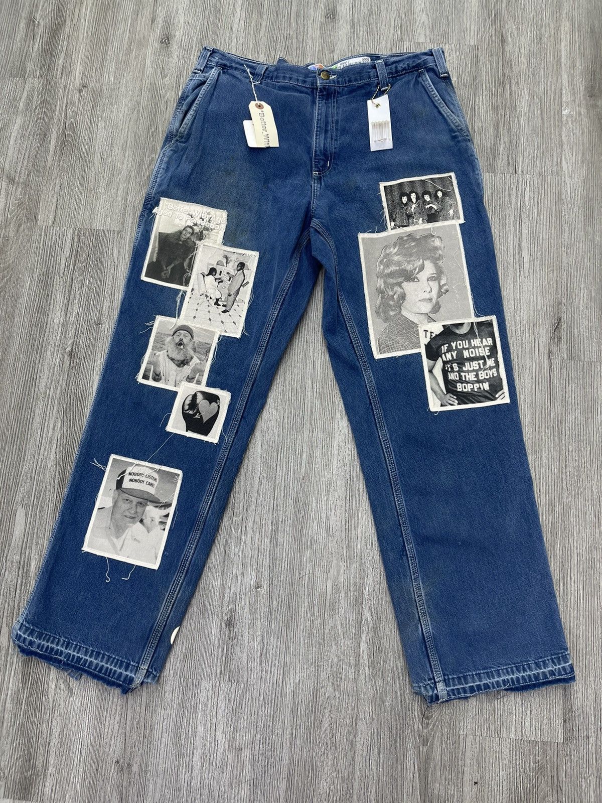 Better With Age Better with age jeans blue patch Size US 38 / EU 54 - 1 Thumbnail