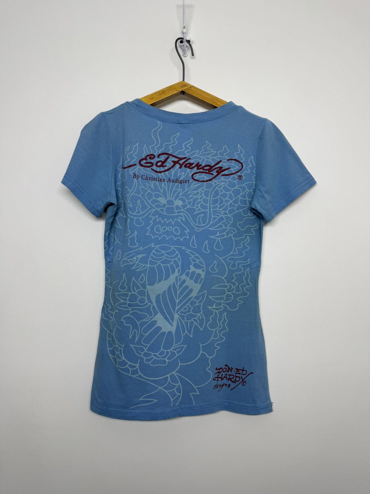 Ed Hardy Vintage ed hardy by christian audigier y2k t shirt Size S / US 4 / IT 40 - 4 Thumbnail