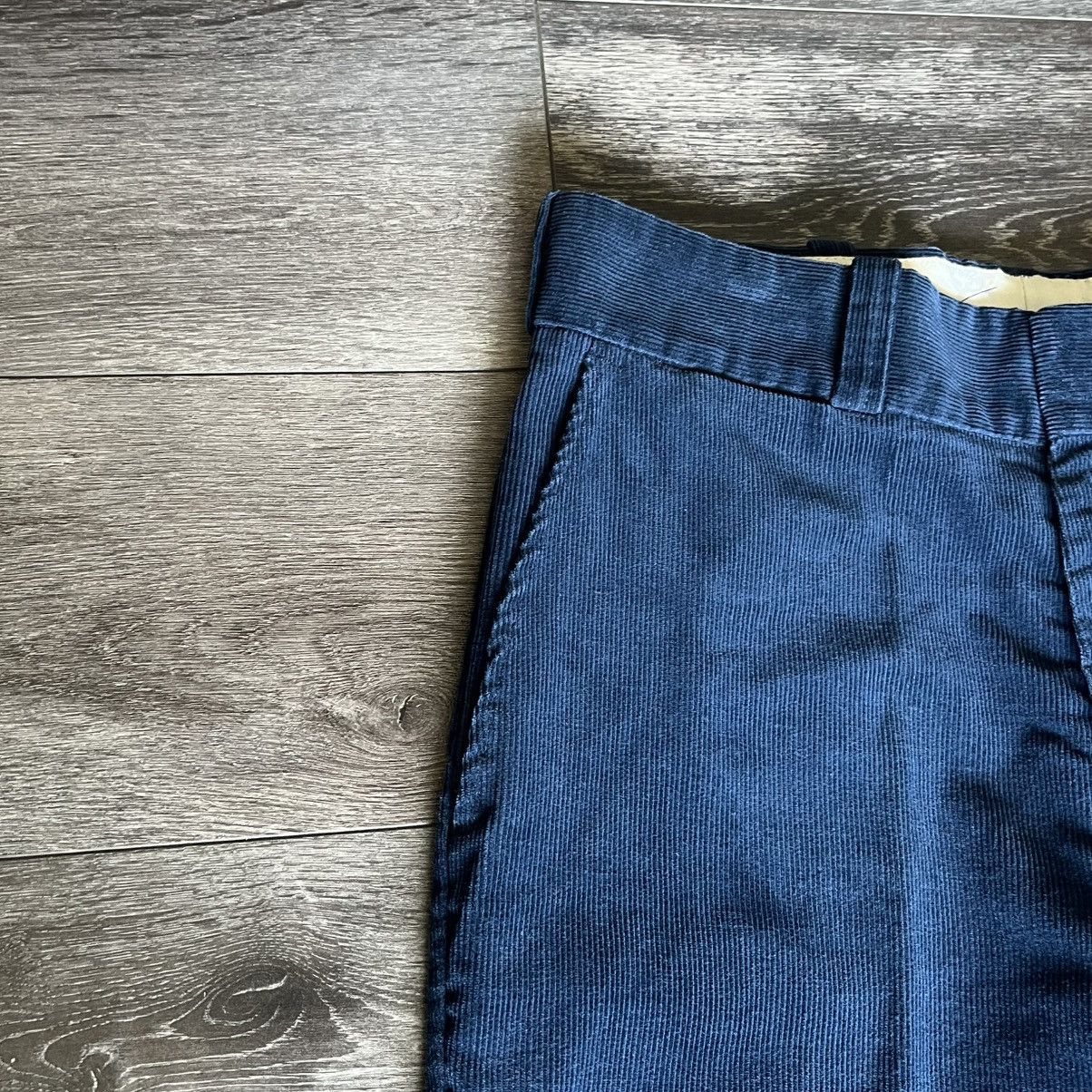 Big Mac Vintage 1980s Big Mac Blue Corduroy Pants Trousures 32x30 Size US 32 / EU 48 - 6 Thumbnail
