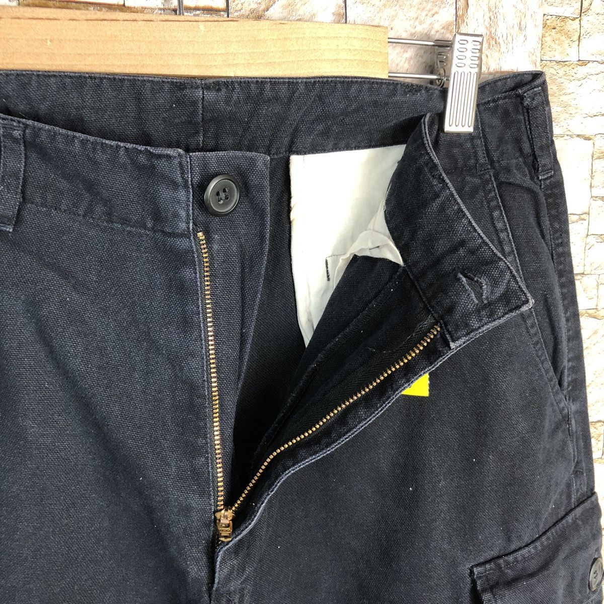 Japanese Brand Japanese Brand Black Cargo Multipocket Pants #A644 Size US 28 / EU 44 - 13 Thumbnail