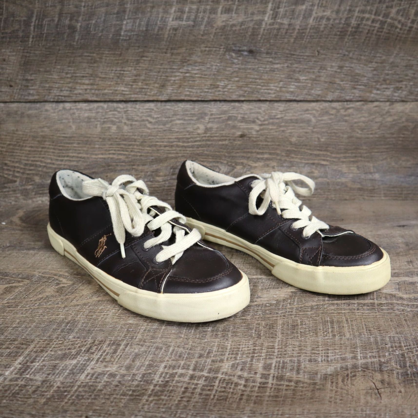 Polo Ralph Lauren Polo Ralph Lauren Mens Polo Leather Sneaker Size US L / EU 52-54 / 3 - 2 Thumbnail