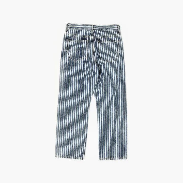 Dior Dior Striped Straight Leg Jeans for Women 0079-2507 Size 37" - 3 Thumbnail