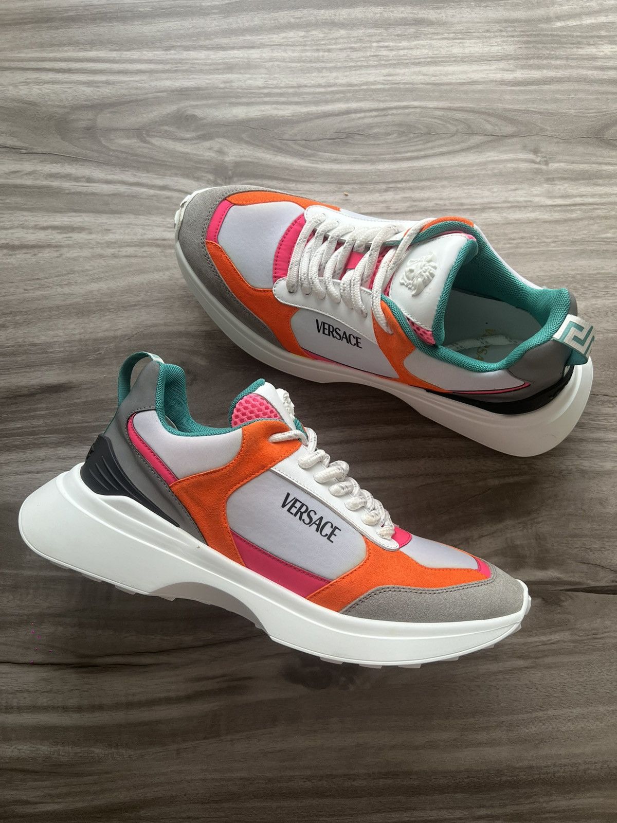 Versace Versace Low Top Multicolor Trainer WORN ONCE size 9.5 Womens Size US 9.5 / IT 39.5 - 1 Thumbnail