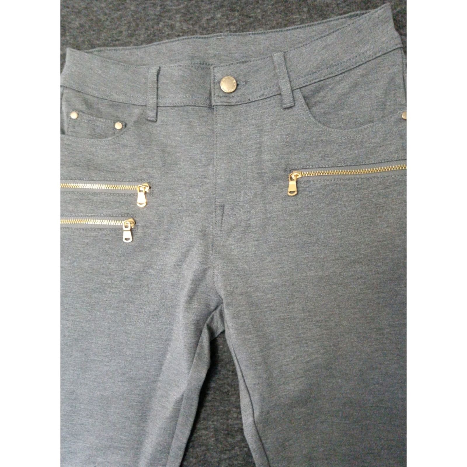 Vintage BAMANS Women's M Ultra Stretch Comfy Skinny Pants 5 Pockets Office Ponte Pant Size 32" / US 10 / IT 46 - 3 Thumbnail