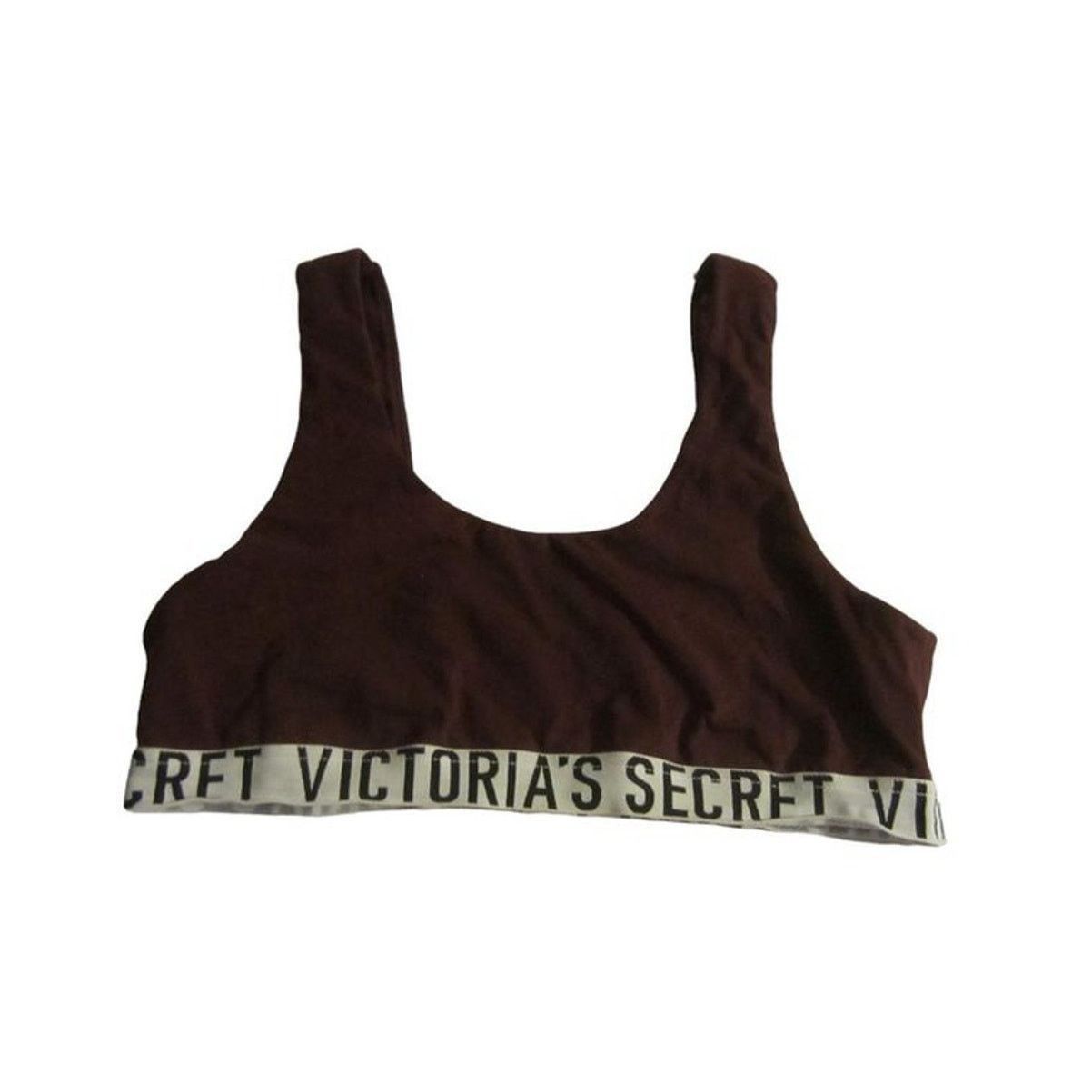 Victoria's Secret Maroon Logo Band Bralette Victoria’s Secret Soft Cotton Size ONE SIZE - 2 Thumbnail