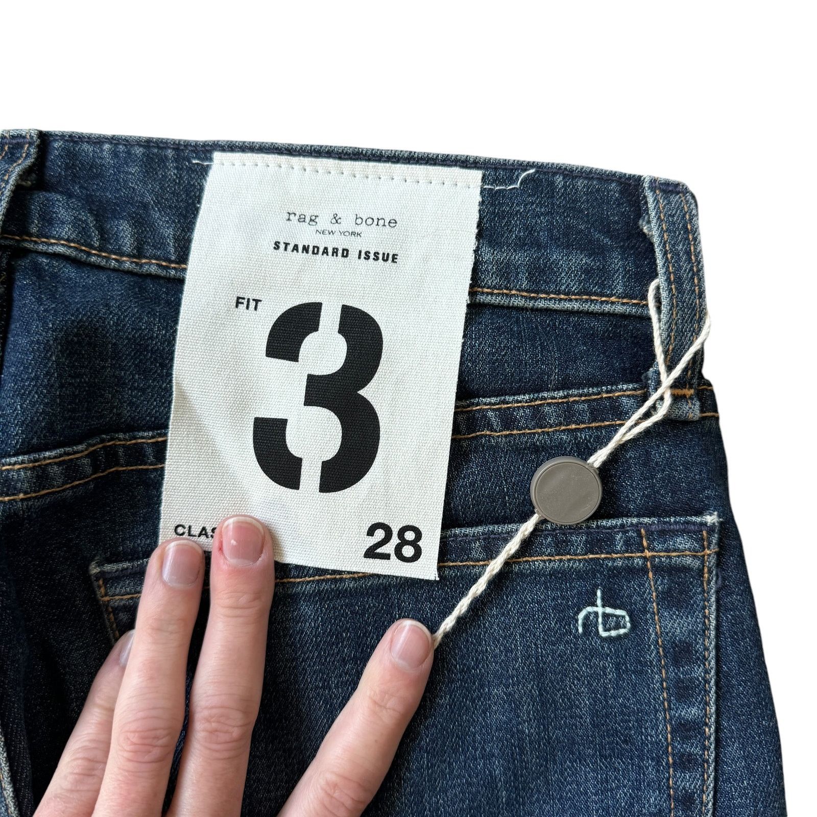 Rag & Bone NEW Rag & Bone Standard Issue Fit 3 Classic Jean Linden Wash Size US 28 / EU 44 - 4 Thumbnail