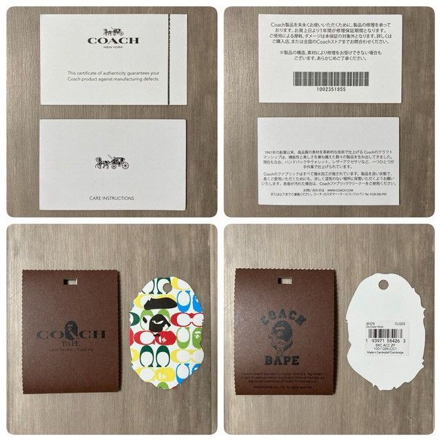 Bape × Coach BAPE × COACH ZIP AROUND WALLET MULTI COLOR a bathing ape Size ONE SIZE - 7 Thumbnail