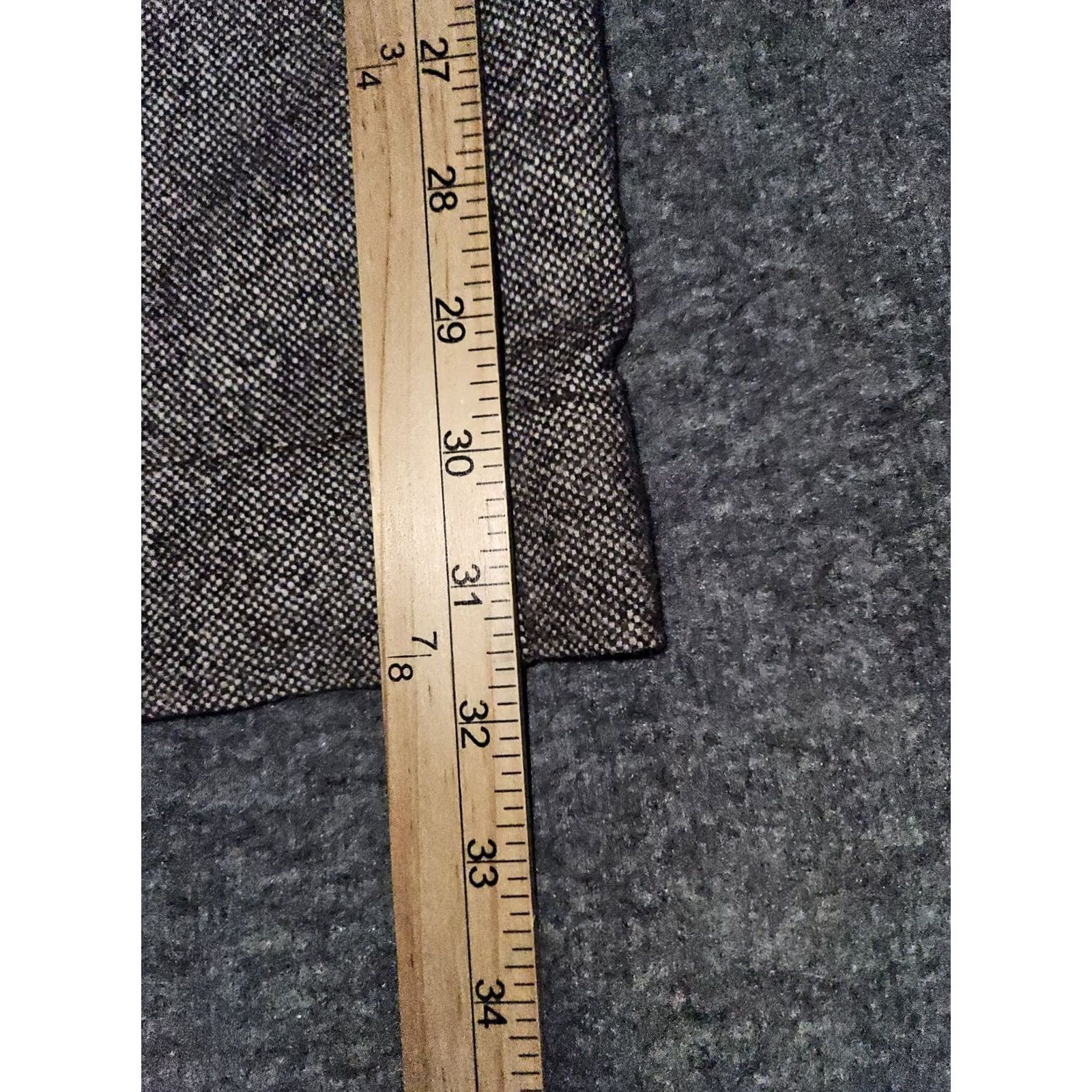 Banana Republic VINTAGE Banana Republic Brown Wool Rayon Bootcut Pants Women's 8 31.5in Inseam Pockets Flap Pockets 90s City Hipster Preppy Dress Pants Womens Size 30" / US 8 / IT 44 - 5 Thumbnail