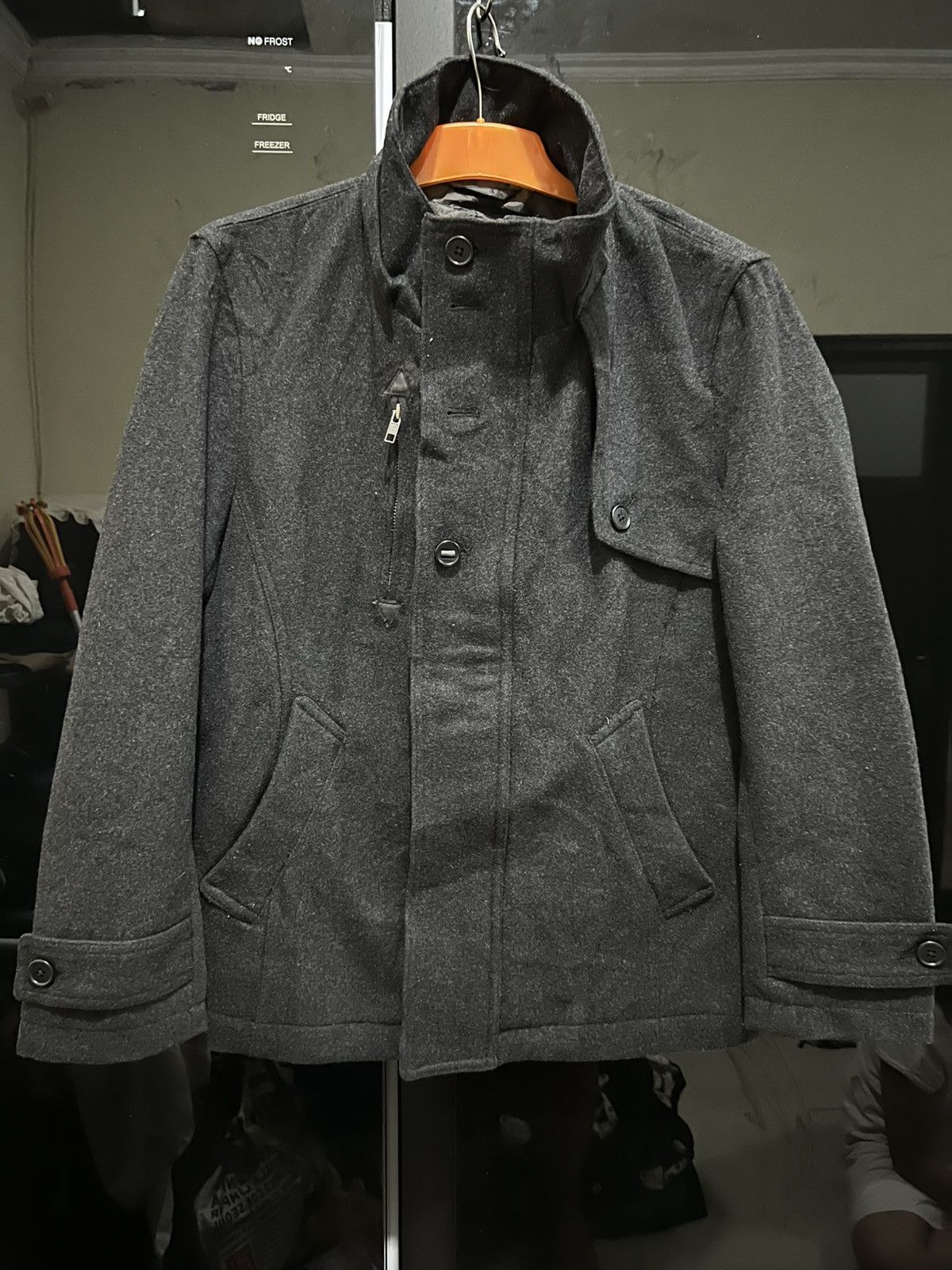 If Six Was Nine × Japanese Brand × Takeo Kikuchi Tk Mix Pice By Takeo Kikuchi Wool Blanket coat Size US M / EU 48-50 / 2 - 1 Thumbnail