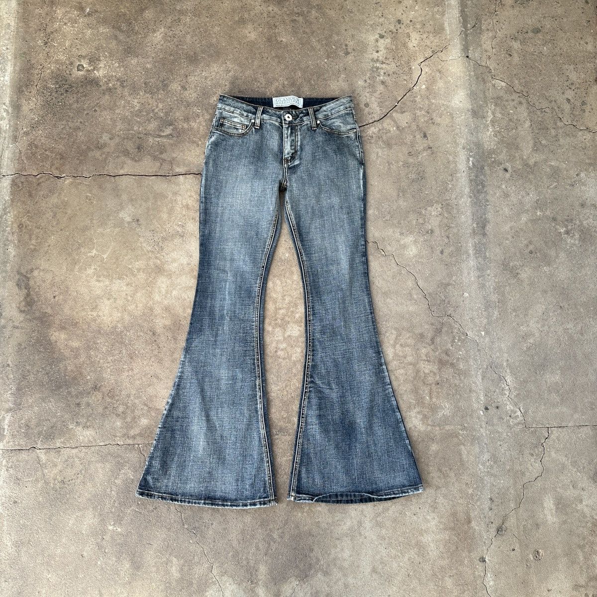 Beauty Beast × Vintage Vintage Glamour Extra Flared Denim Size 26" / US 2 / IT 38 - 1 Thumbnail
