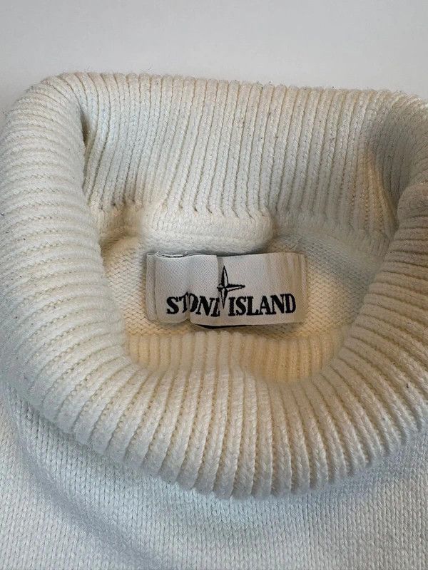 Stone Island Stone Island Rollkragenpullover Weiß M Size US M / EU 48-50 / 2 - 2 Thumbnail