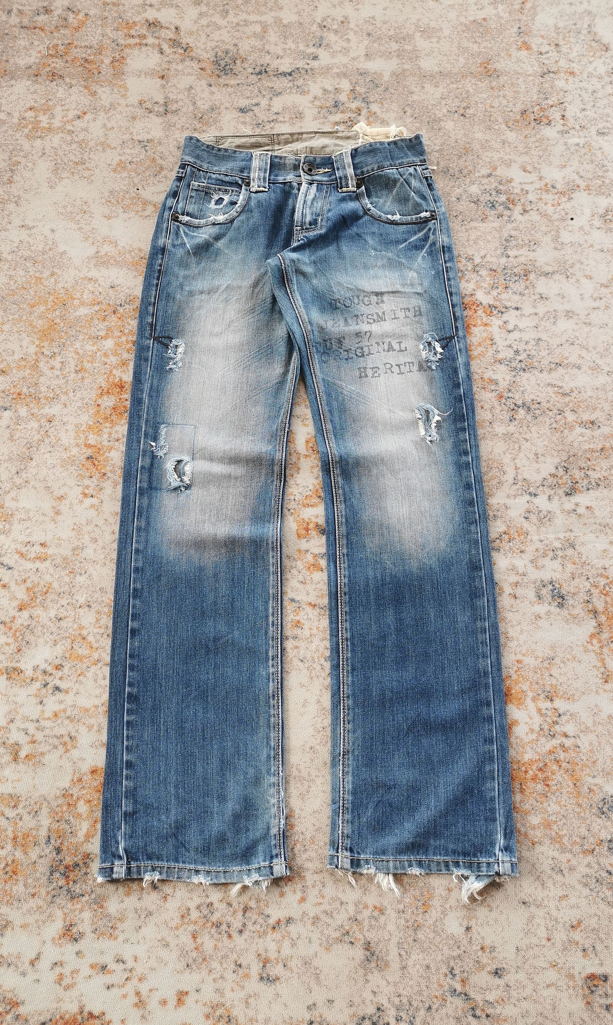 Le Grande Bleu (L.G.B.) Vintage TOUGH JEANSMITH hennessy Denim pants Size US 29 - 13 Thumbnail