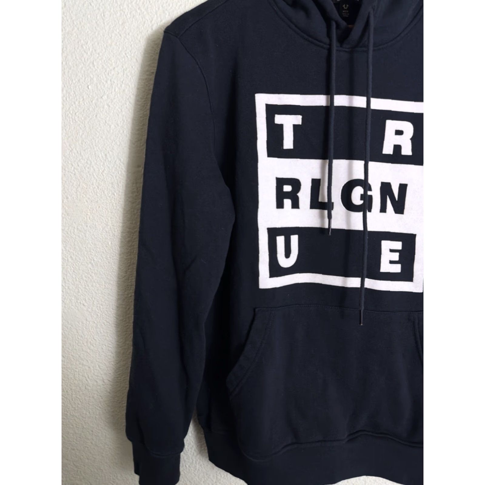 True Religion True Religion Hoodie Mens M Black Pullover Spellout Logo Box Size US M / EU 48-50 / 2 - 2 Thumbnail