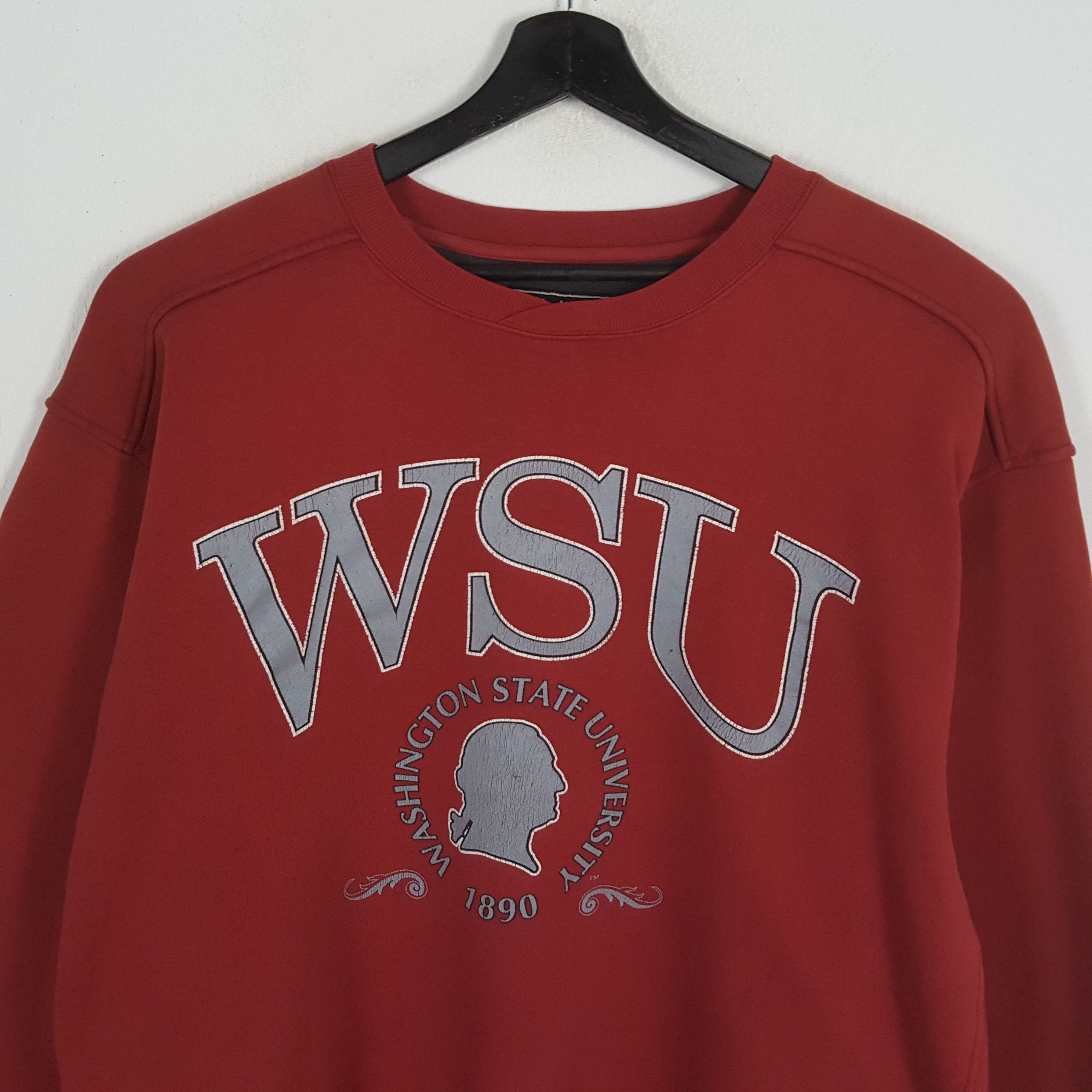 Vintage WASHINGTON STATE UNIVERSITY Center Design Sweatshirt Size US XL / EU 56 / 4 - 2 Thumbnail