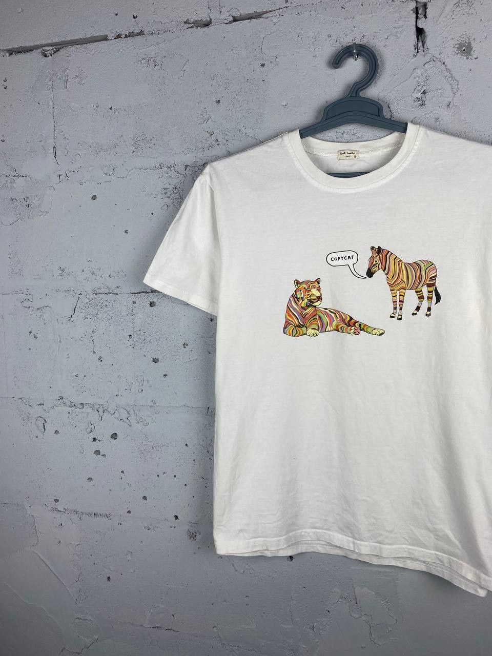Paul Smith PAUL SMITH COLOURED ZEBRA TIGER T SHIRT Size US M / EU 48-50 / 2 - 2 Thumbnail