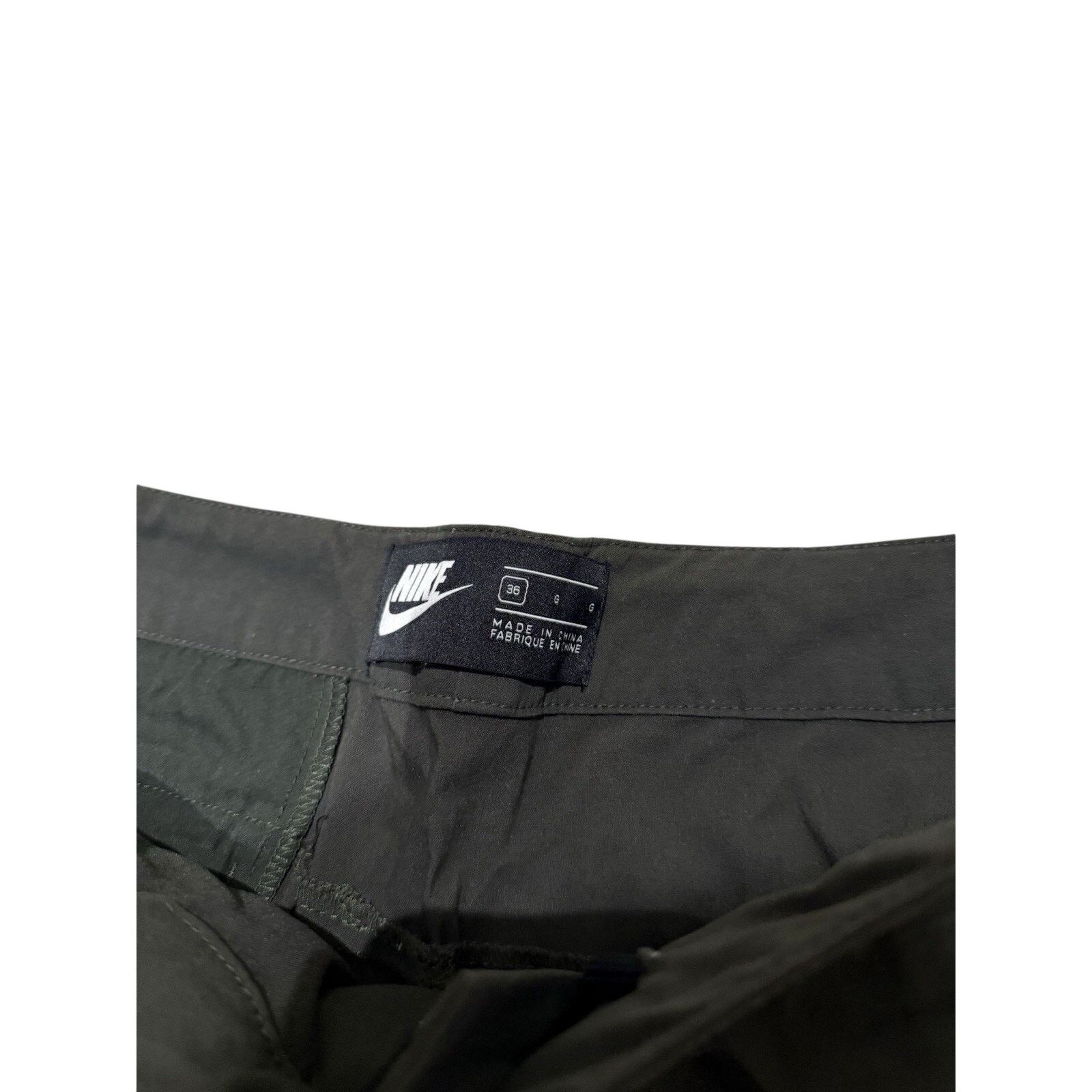 Nike NIKE SMALL TECH WOVEN CARGO PANTS JOGGERS GREEN 927991-355 Size US 36 / EU 52 - 2 Thumbnail