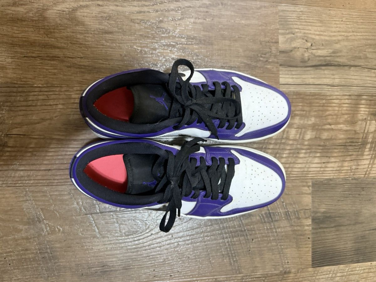 Jordan Brand Jordan 1 Low Court Purple Size US 10.5 / EU 43-44 - 2 Thumbnail