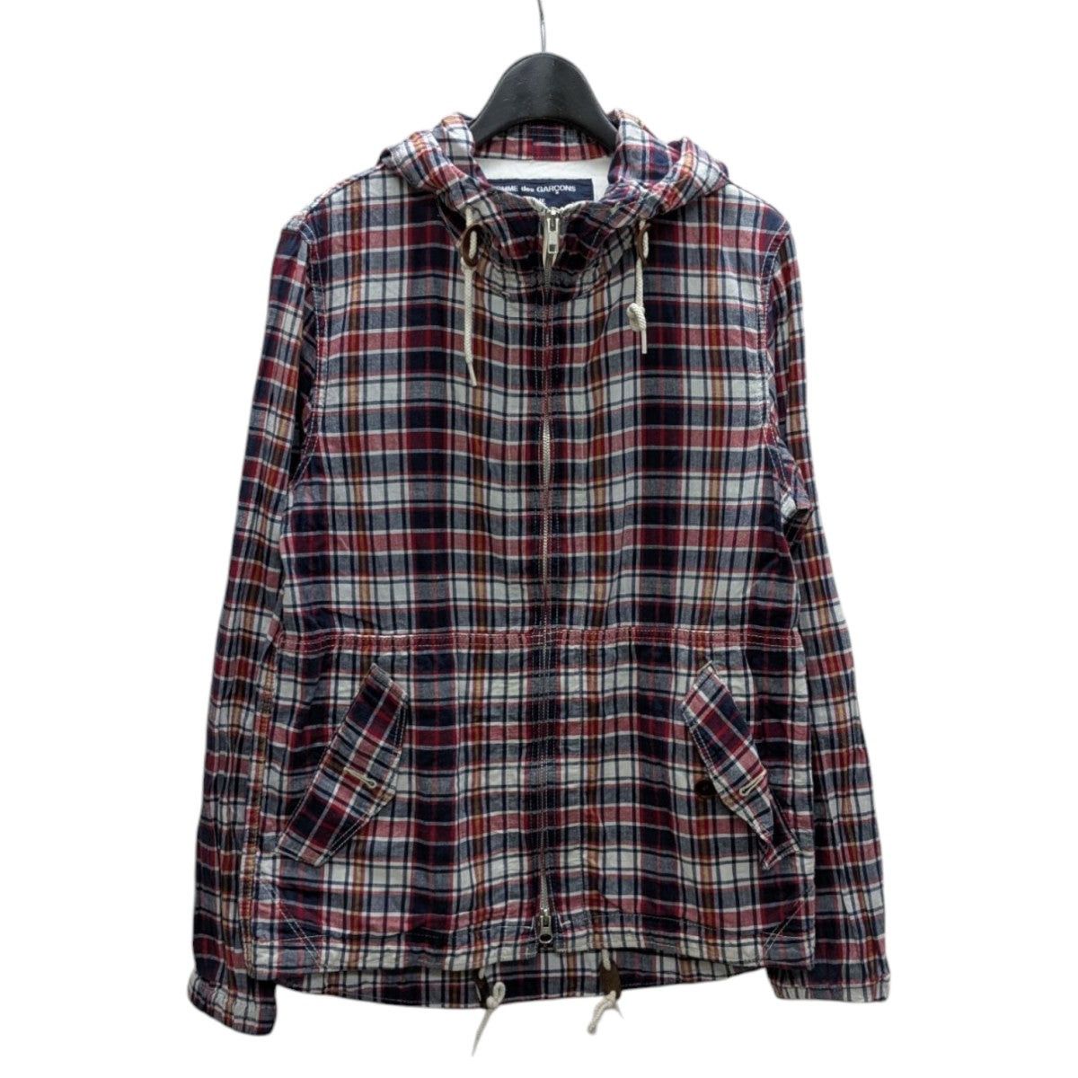 Comme des Garcons × Comme des Garcons Homme AD2011 Zip Up Hooded Jacket Size US XS / EU 42 / 0 - 1 Thumbnail