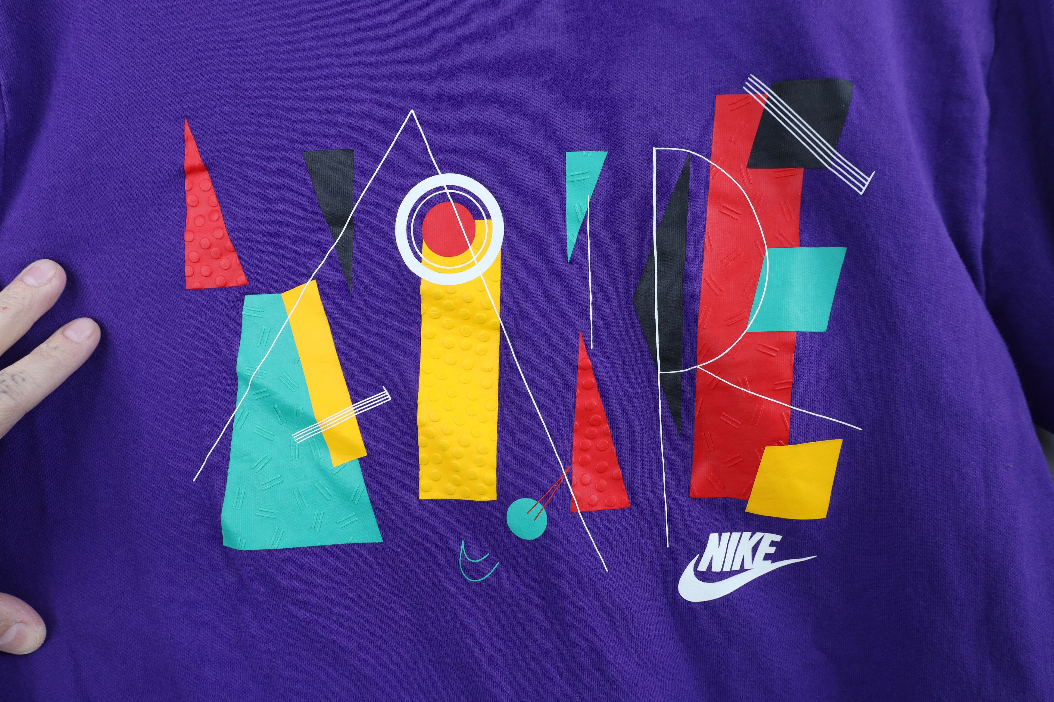 Nike Nike Sportswear Spell Out Retro Abstract Long Sleeve T-Shirt Size US M / EU 48-50 / 2 - 4 Thumbnail