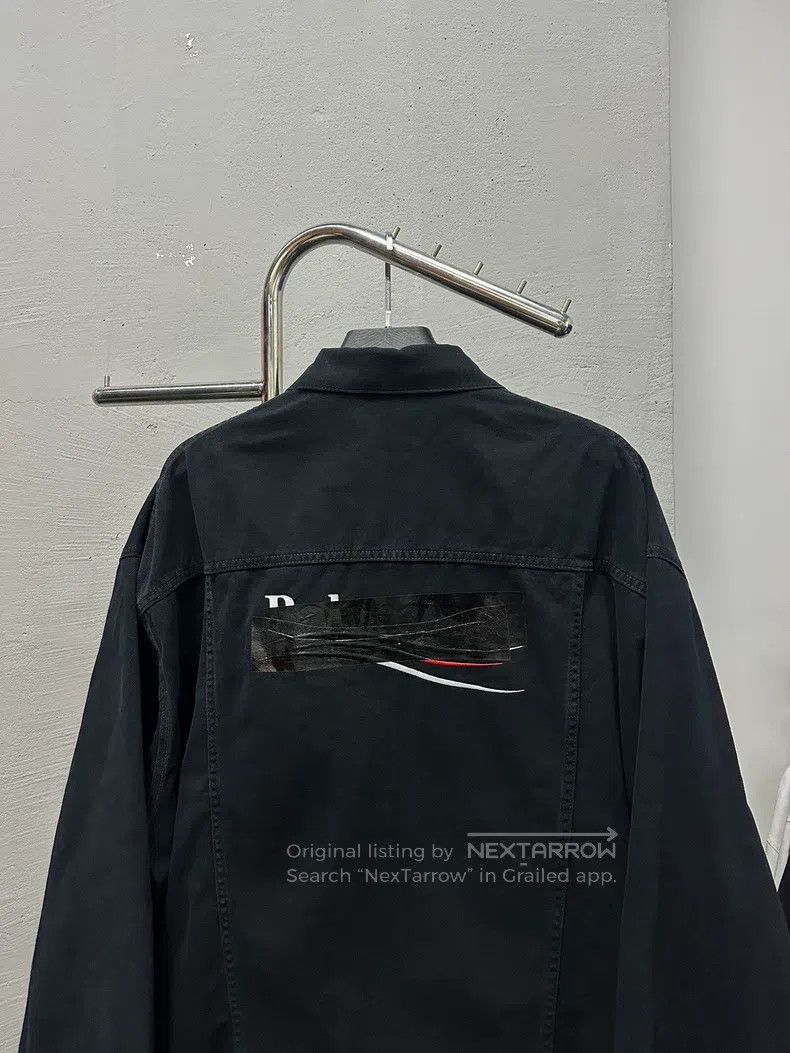 Balenciaga Balenciaga Tape Cola Denim Jacket Size US M / EU 48-50 / 2 - 2 Thumbnail