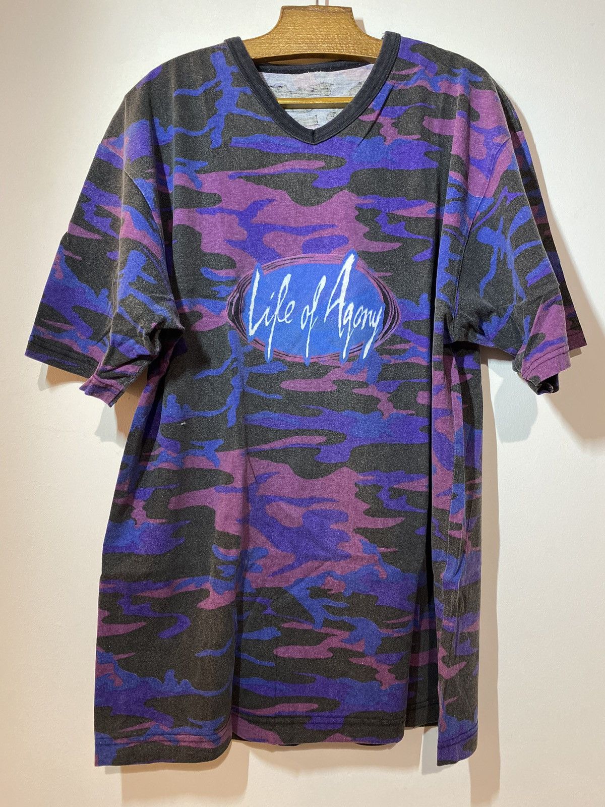 Band Tees × Vintage Vintage Life of agony Shirt 90s Ugly era camo Size US XL / EU 56 / 4 - 1 Thumbnail