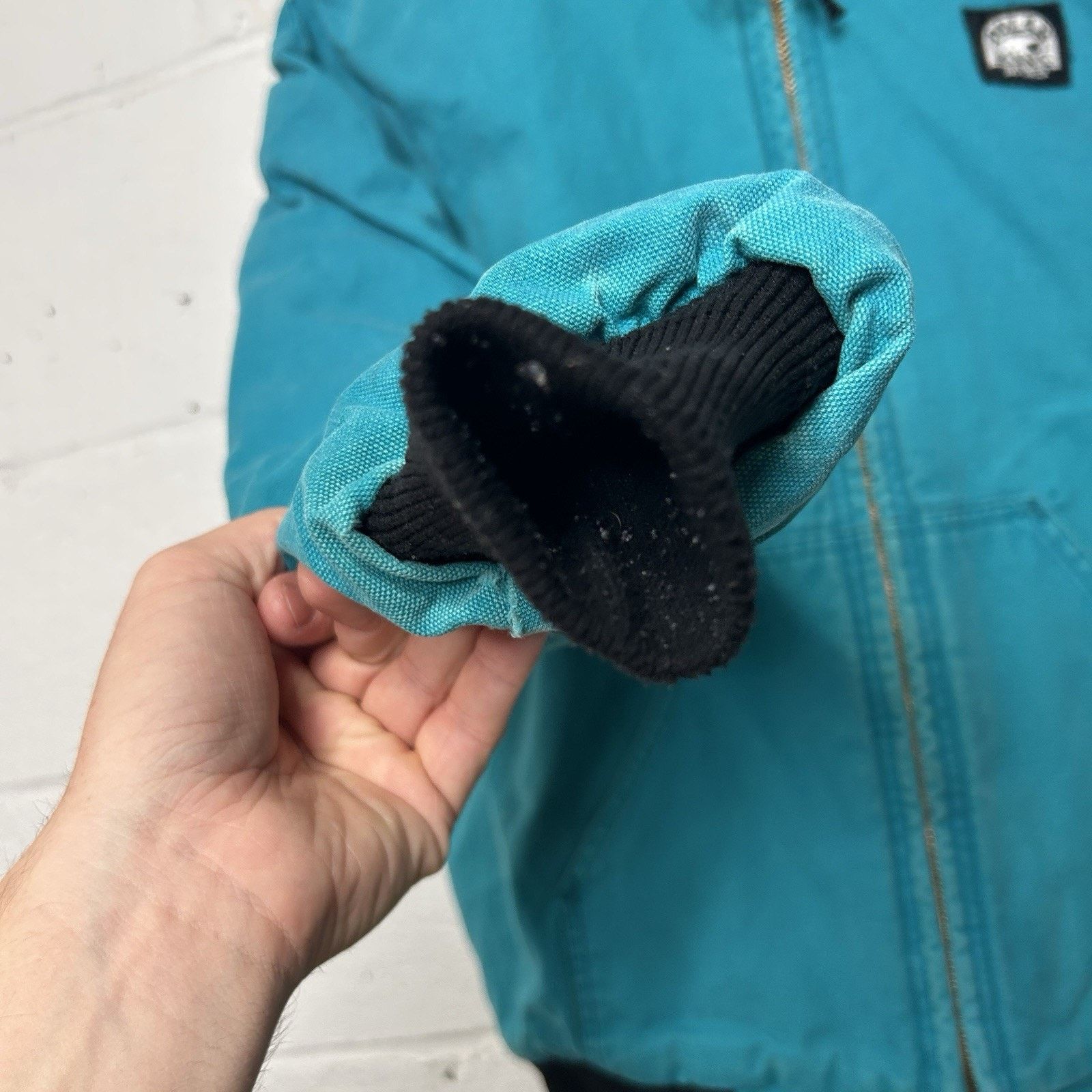 Vintage Vintage Polar King By Key Hooded Canvas Jacket “Turquoise” Size US M / EU 48-50 / 2 - 7 Thumbnail