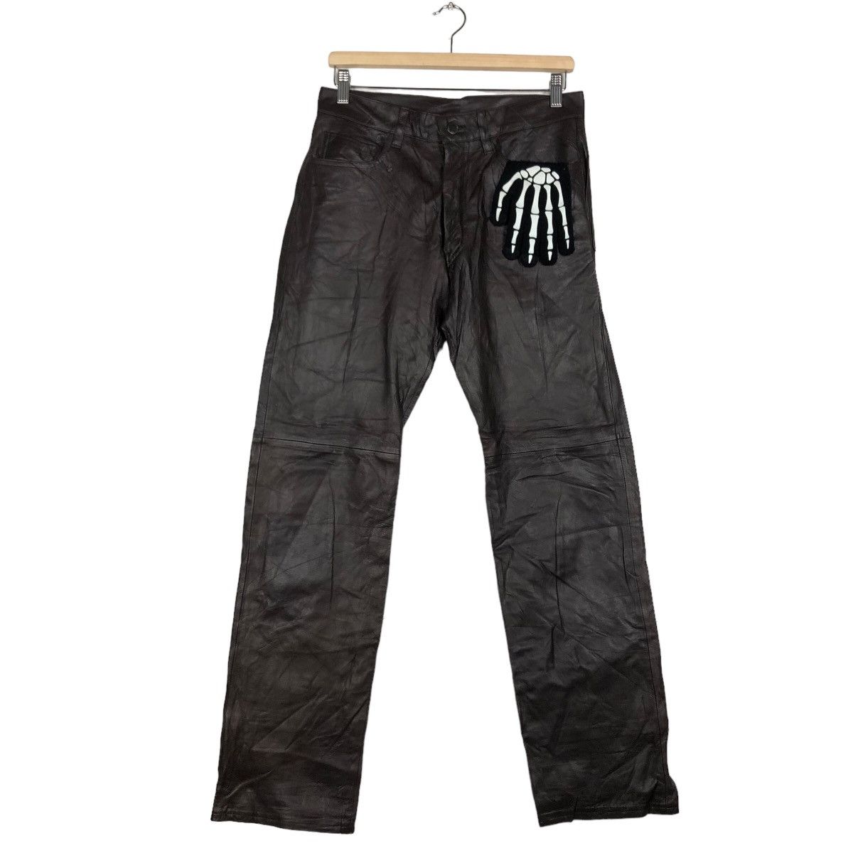 Comme Ca Ism ☄️Genuine Leather Pants Riot Riot Comme Ca Ism Japan Size US 30 / EU 46 - 2 Thumbnail