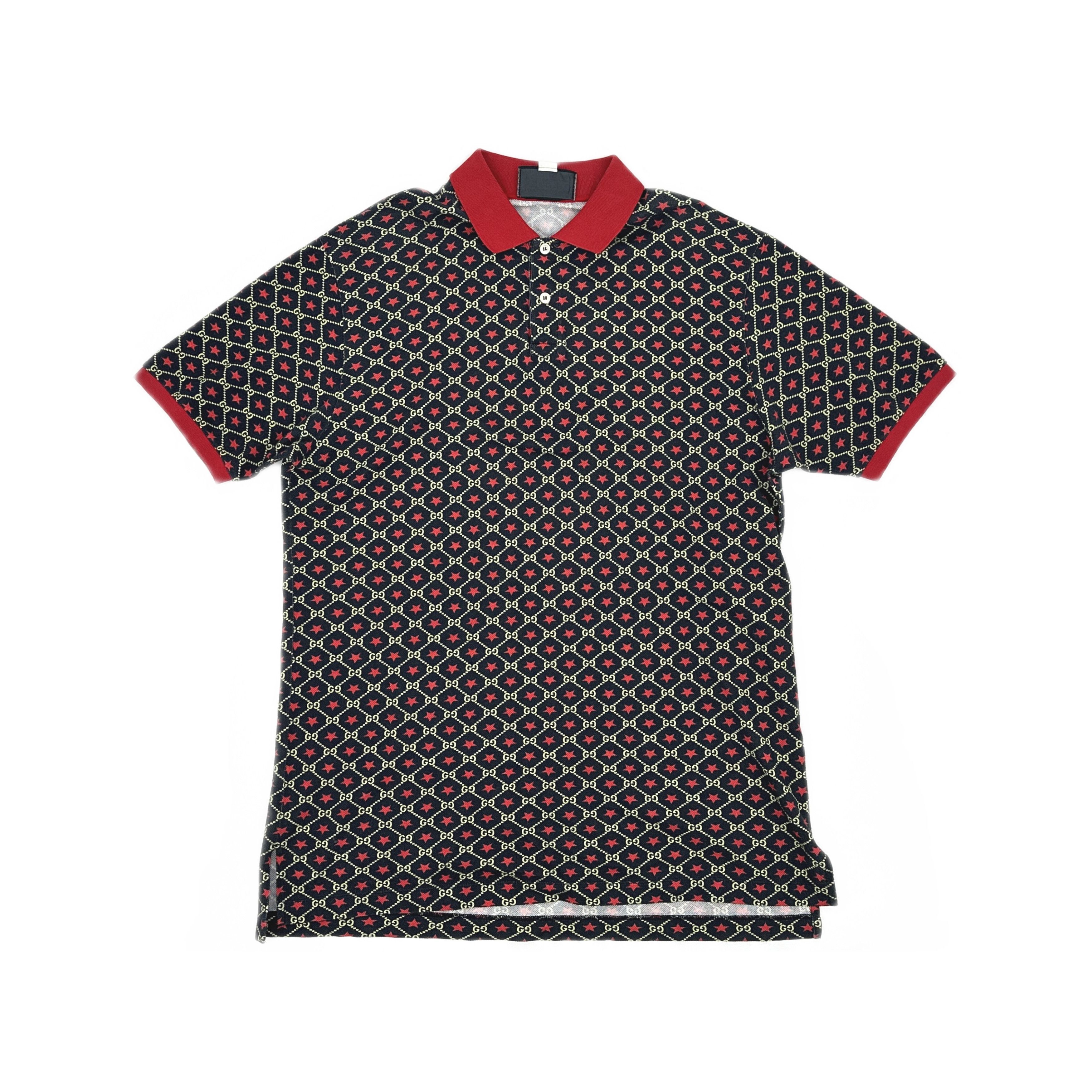 Gucci Gucci GG Star Polo Shirt Size XL Size US XL / EU 56 / 4 - 1 Thumbnail