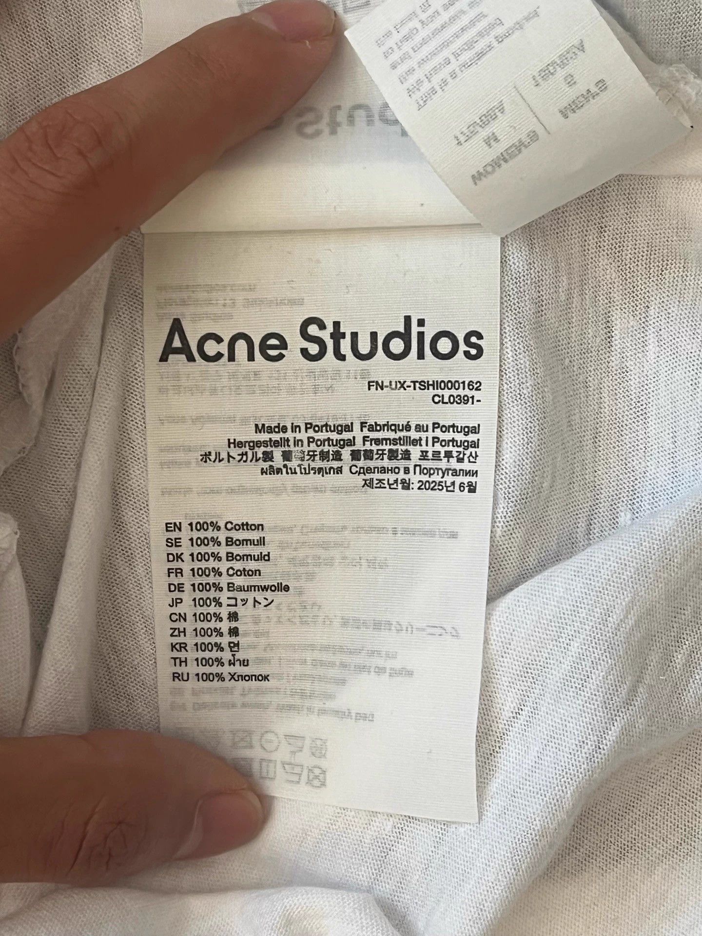 Acne Studios Acne Logo Oversized Crew Neck LS Tee unisex M/S New Worn Once Size US M / EU 48-50 / 2 - 5 Thumbnail