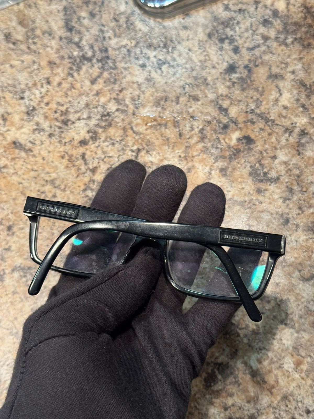 Burberry Burberry Black Rectangular Optical Glasses B2108 Size ONE SIZE - 6 Thumbnail