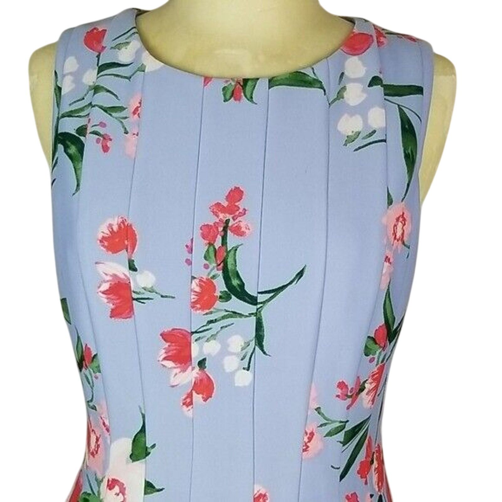 Vince Camuto Vince Camuto Womens Floral Fit and Flare Dress Sz 6 Wedding Size M / US 6-8 / IT 42-44 - 3 Thumbnail