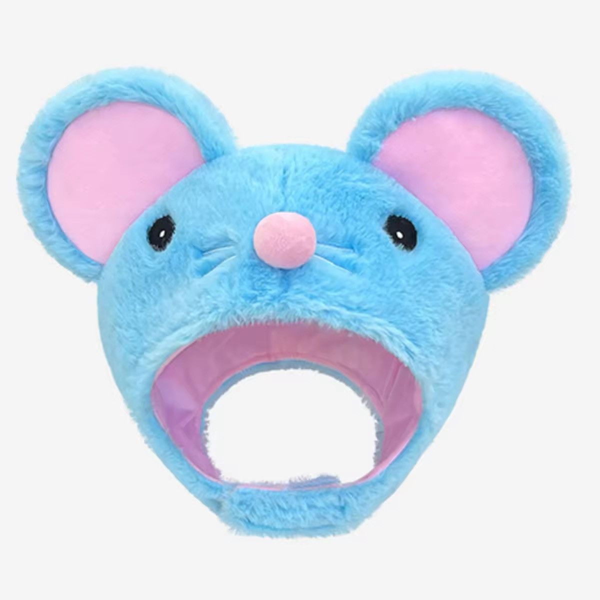 Japanese Brand × Vintage Blue Big Mouse Head Cover Scarf Beanies Size ONE SIZE - 1 Thumbnail