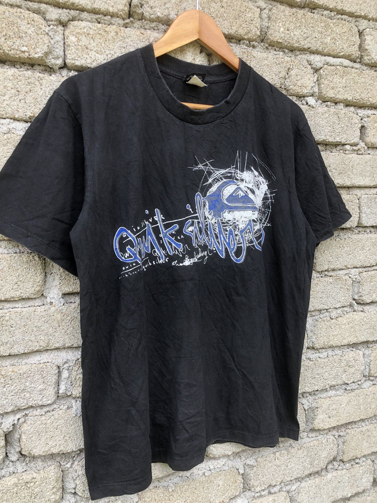 Quiksilver × Vintage Vintage Y2K Quiksilver Surfing Tshirt Size US L / EU 52-54 / 3 - 2 Thumbnail