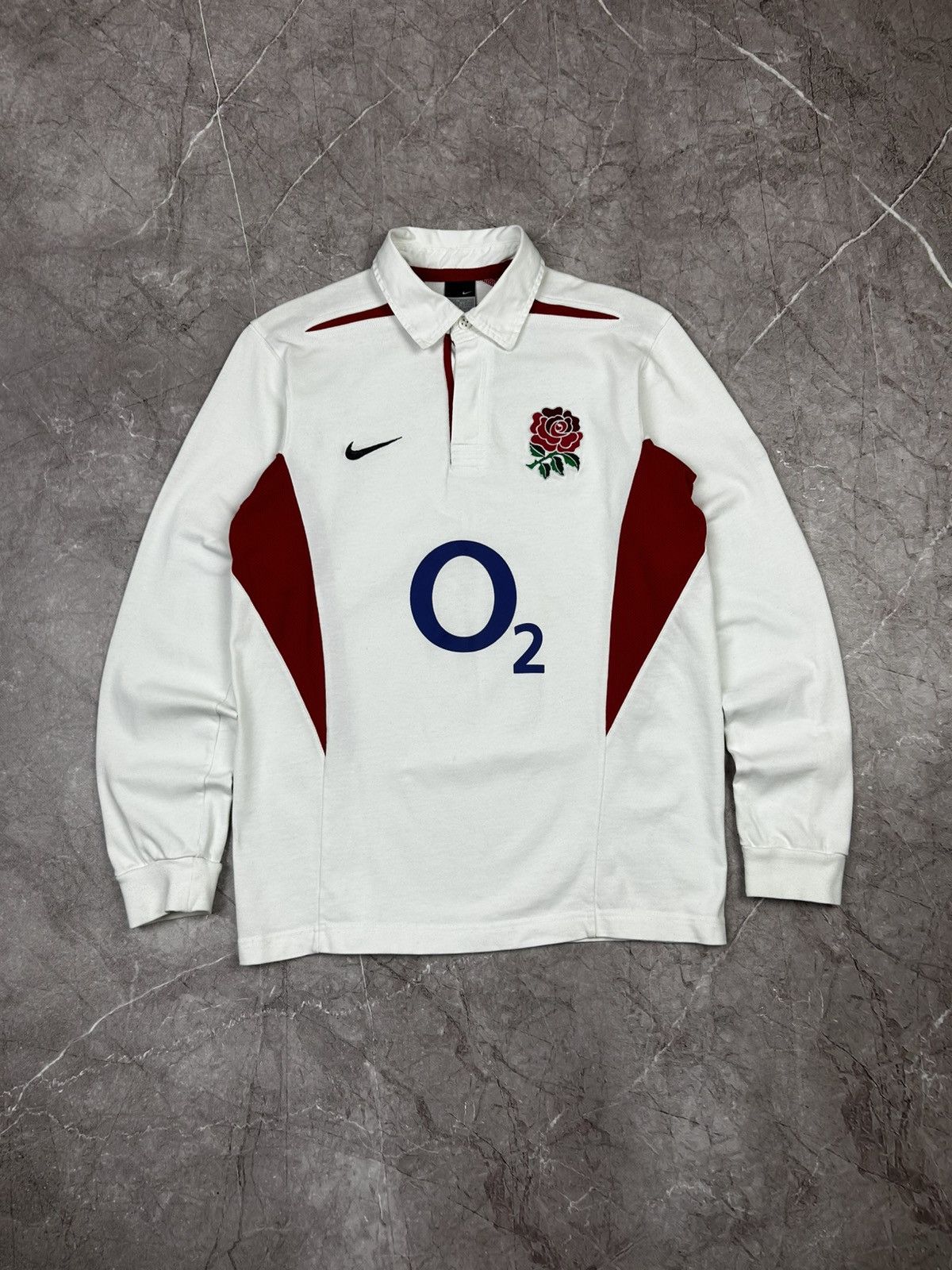 Nike Nike England Rugby League Vintage Soccer Long Sleeve Y2K Size US S / EU 44-46 / 1 - 4 Thumbnail