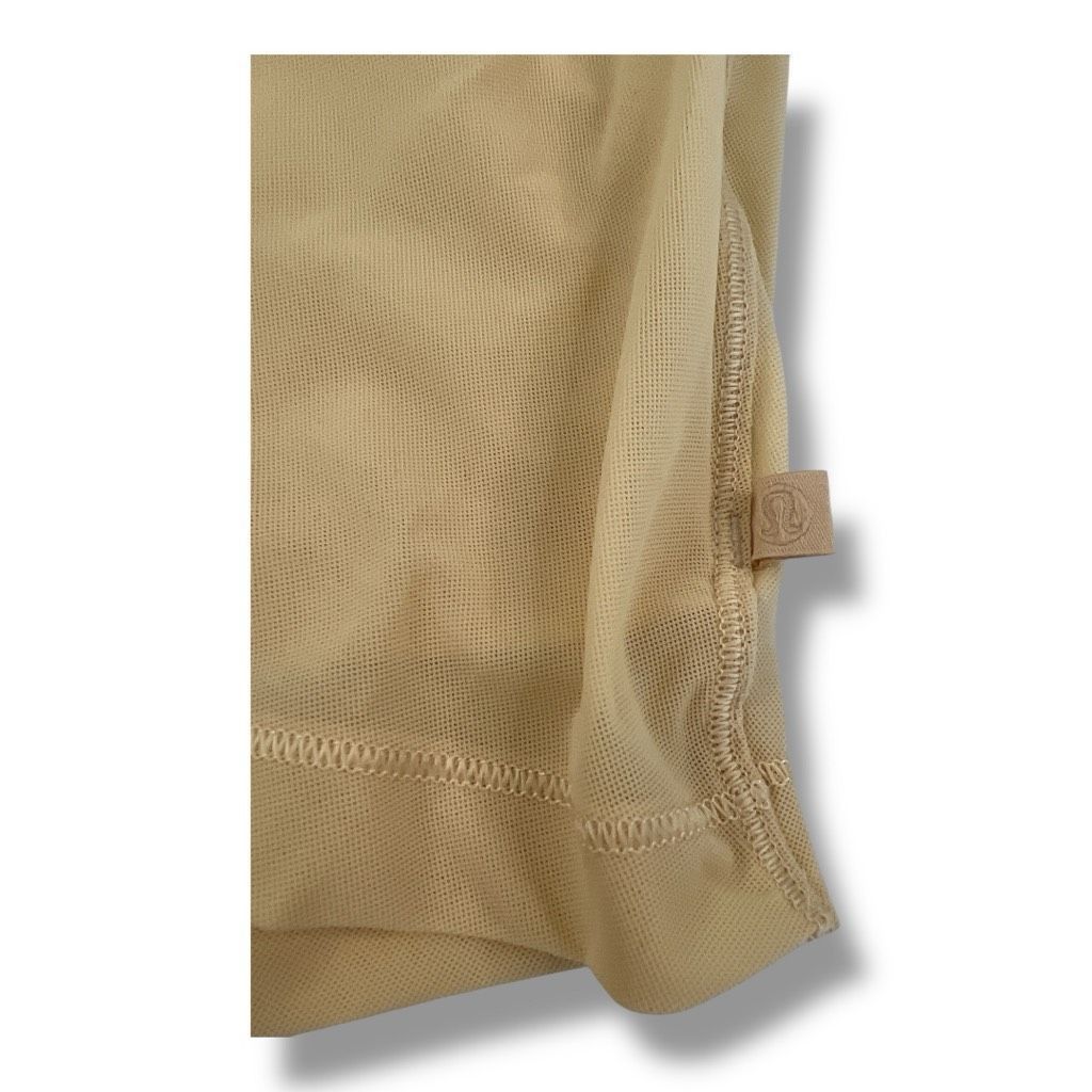 Lululemon Lululemon Sheer Lightweight Tan Top Size Small Size S / US 4 / IT 40 - 3 Thumbnail