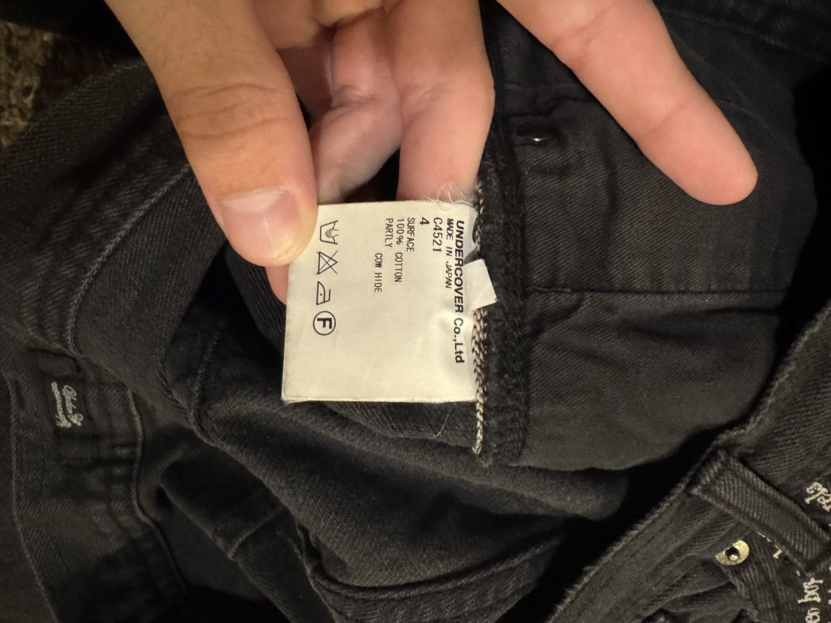 Undercover Undercover SS09 Neoboy “Poem” Denim BLACK Size US 34 / EU 50 - 6 Thumbnail