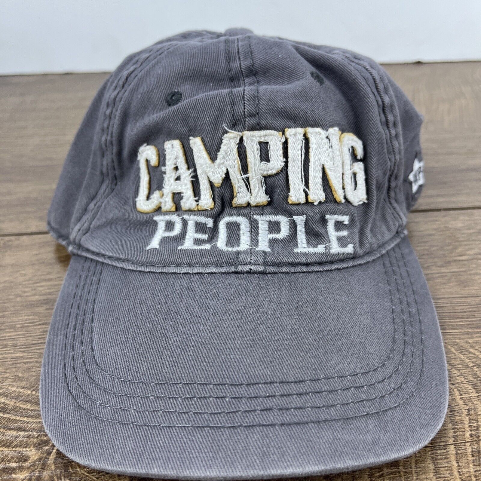 Other Camping People Hat Caming Hat Gray Hat Adjustable Gray Adult Size ONE SIZE - 5 Thumbnail
