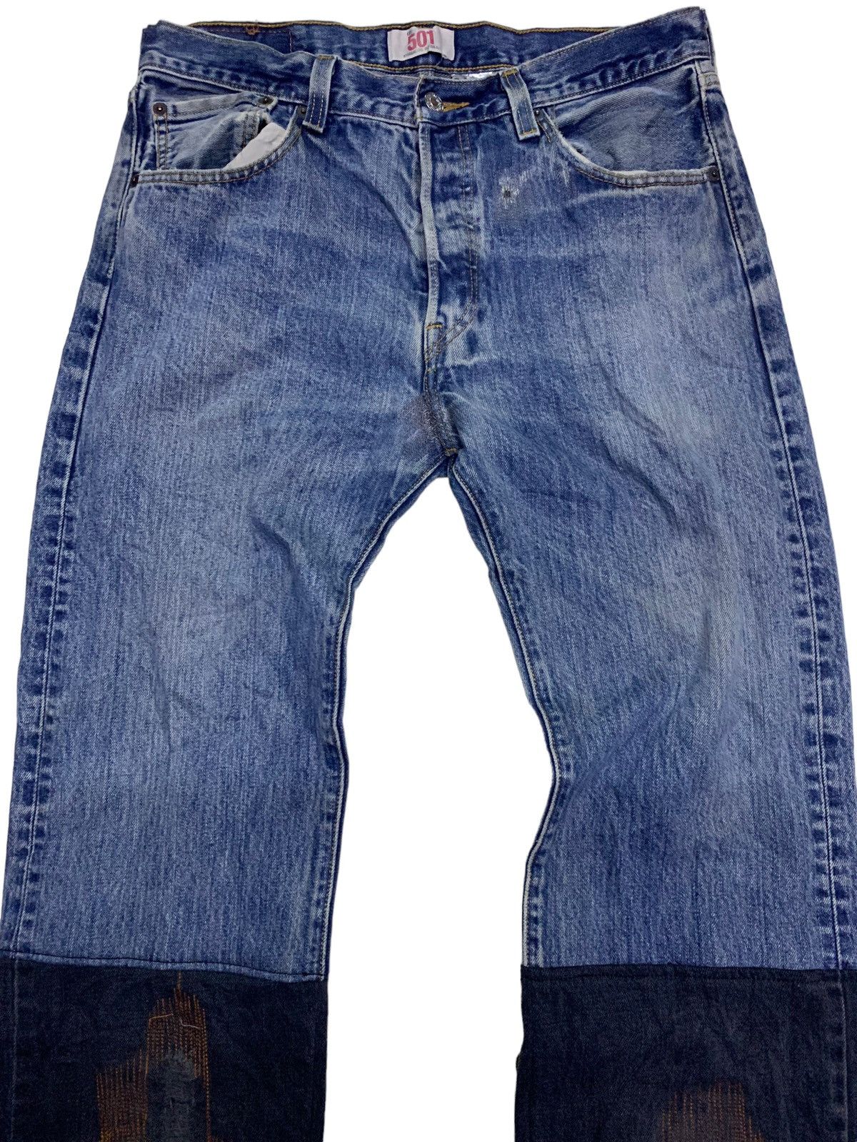 Levi's Vintage Clothing Levis Distressed denim custom Size US 34 / EU 50 - 3 Thumbnail