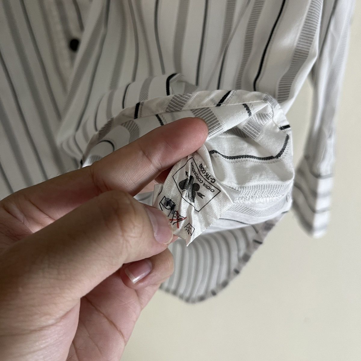 Kansai Yamamoto Vintage Kansai Profumo Striped Shirt Size US L / EU 52-54 / 3 - 6 Thumbnail