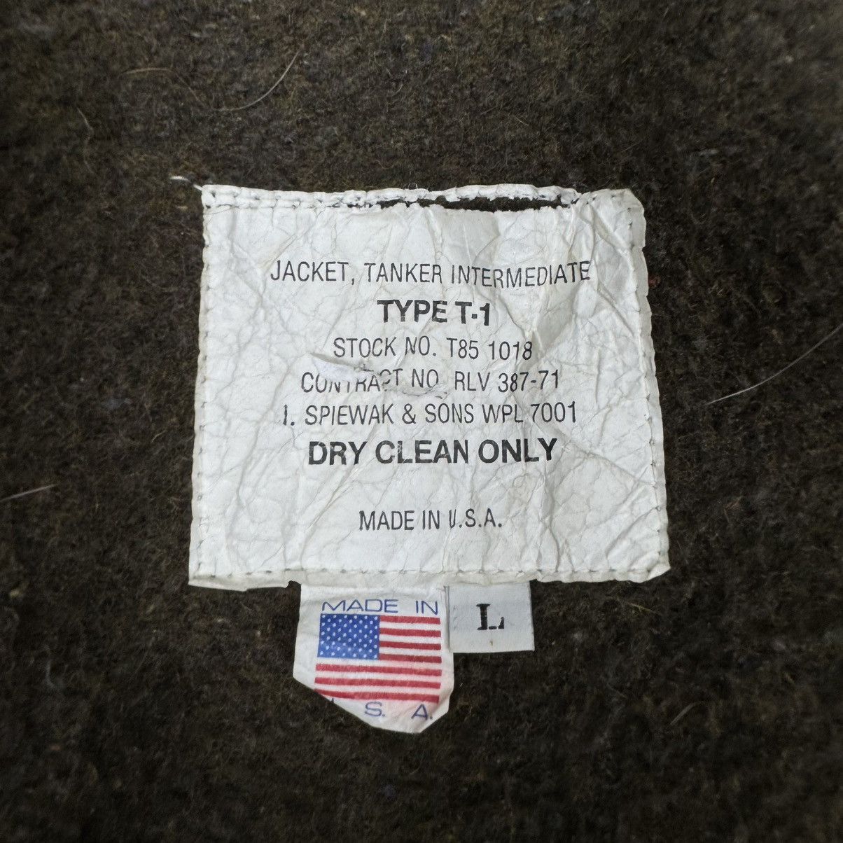 I. Spiewak And Sons 🌟VTG 70s I SPIEWAK SONS COMBAT TANKER T1 BOMBER JACKET Size US L / EU 52-54 / 3 - 15 Thumbnail